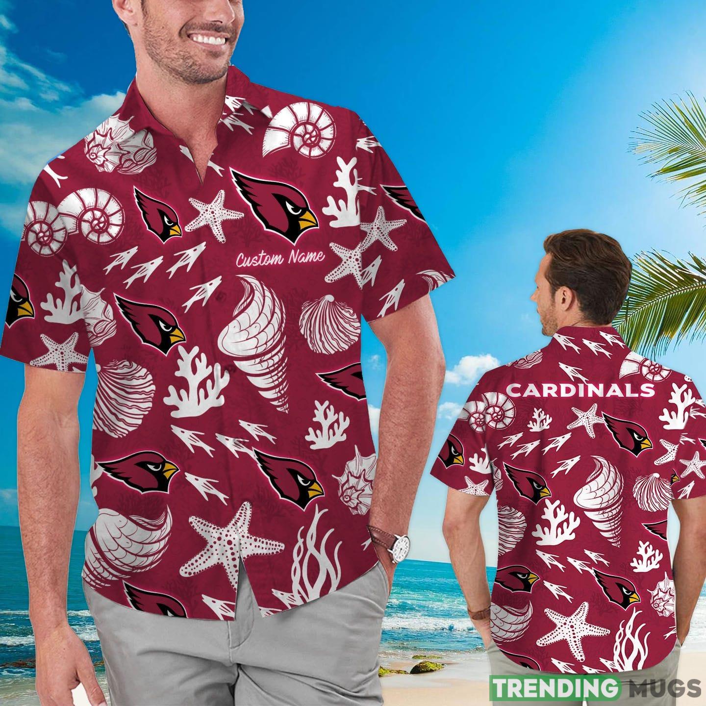 Arizona Cardinals Custom Name Hawaiian Shirt Product Photo 1 Arizona Cardinals Custom Name Hawaiian Shirt Product Photo 1