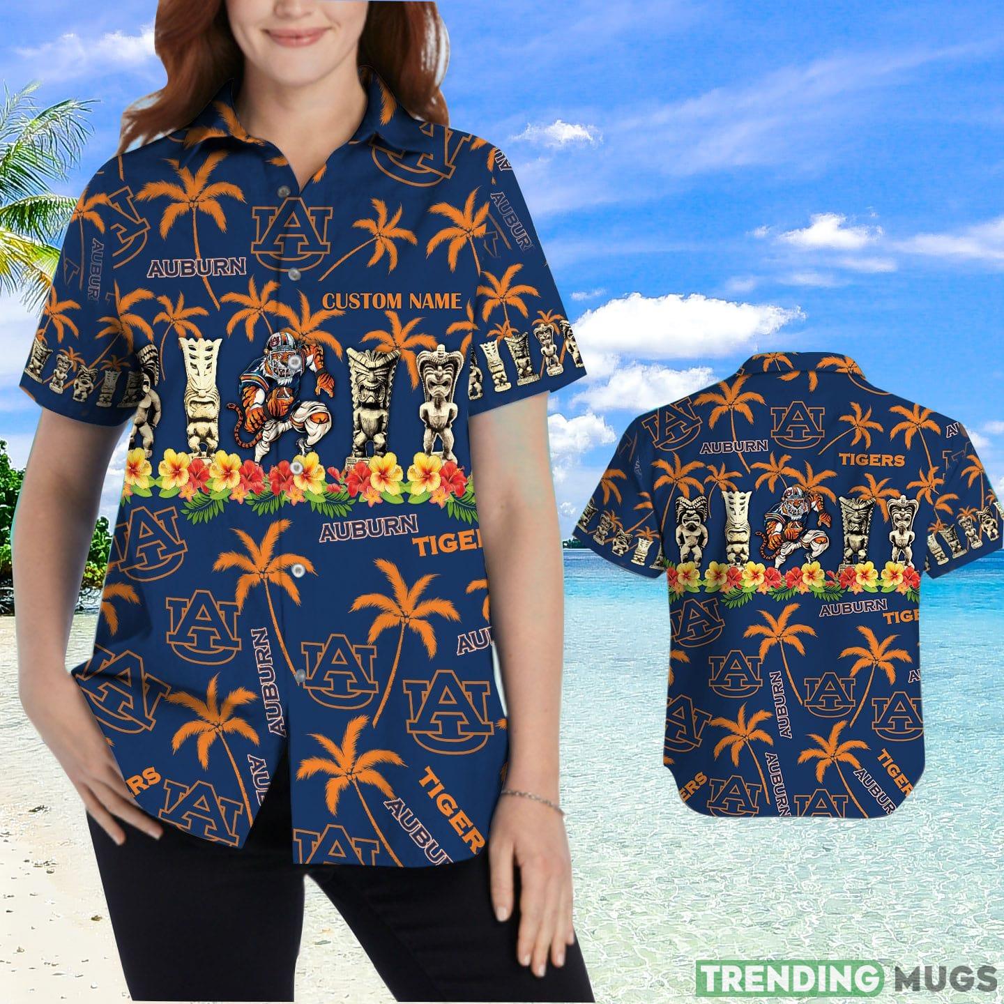 Auburn Tigers Custom Name Hawaiian Shirt For Fans Hawaiian Shirt Auburn Tigers Custom Name Hawaiian Shirt For Fans Hawaiian Shirt