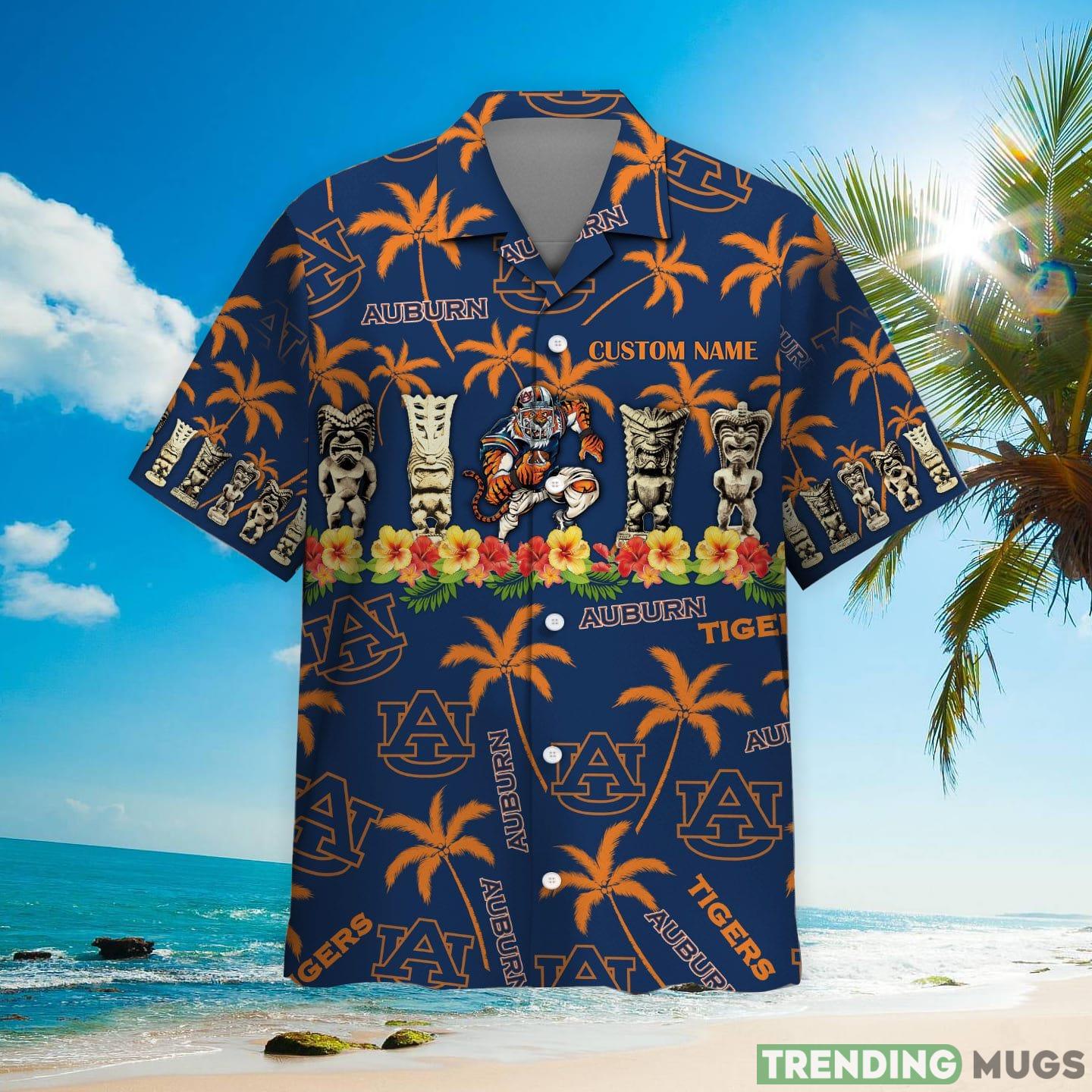 Auburn Tigers Custom Name Hawaiian Shirt For Fans Hawaiian Shirt Auburn Tigers Custom Name Hawaiian Shirt For Fans Hawaiian Shirt