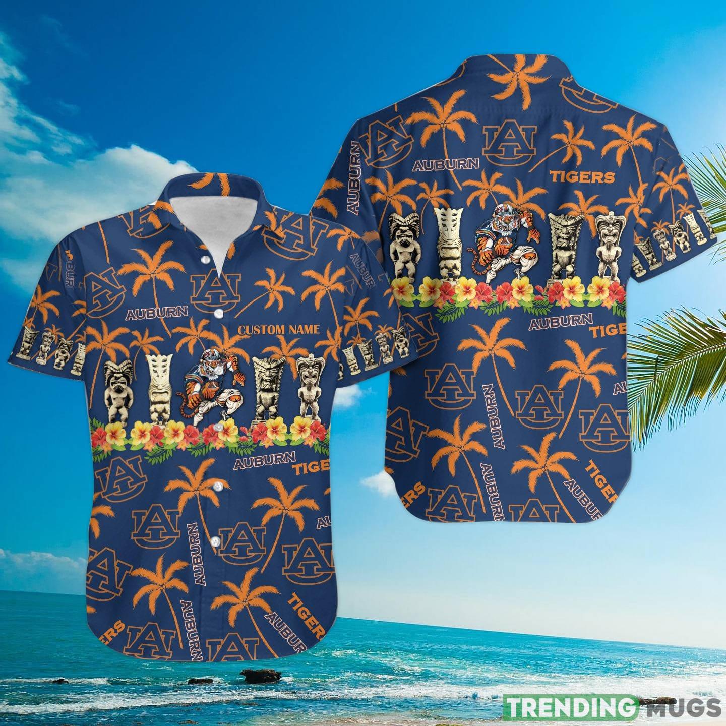 Auburn Tigers Custom Name Hawaiian Shirt For Fans Hawaiian Shirt Auburn Tigers Custom Name Hawaiian Shirt For Fans Hawaiian Shirt