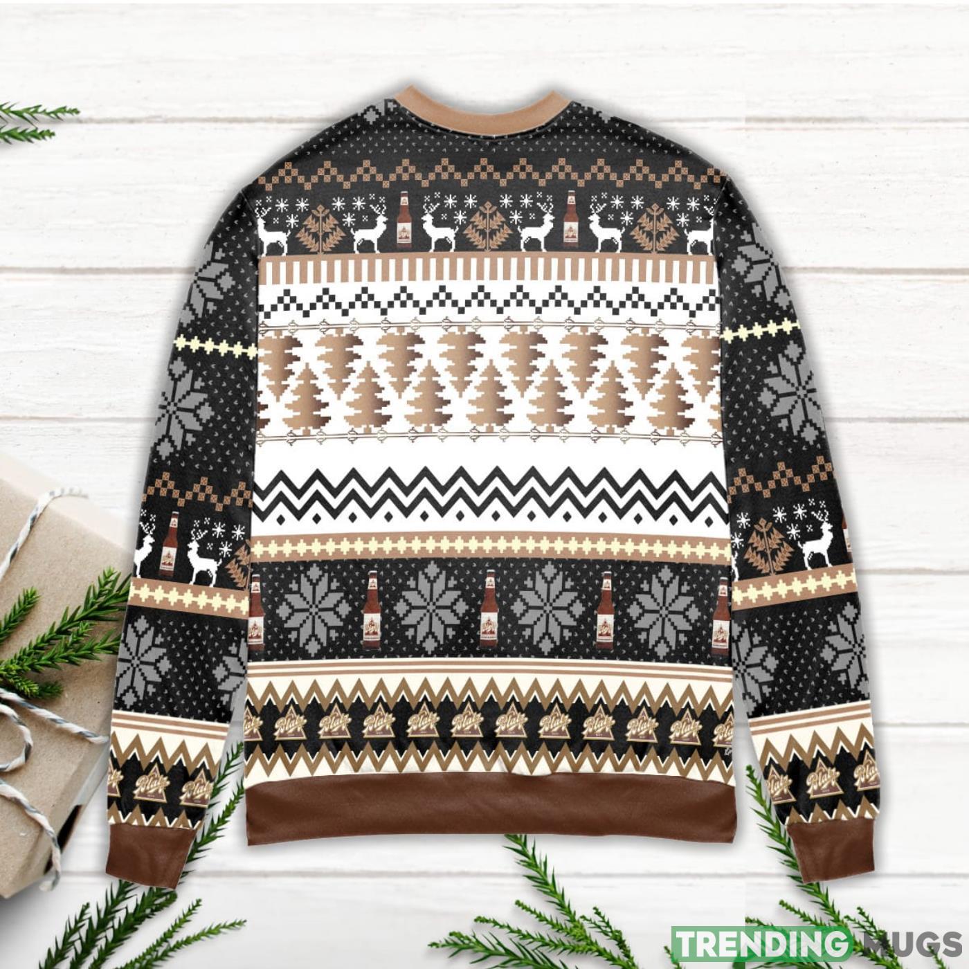 Blatz Beer Logo Snowflakes Ugly Christmas Sweater 3D Sweater, Sweater Blatz Beer Logo Snowflakes Ugly Christmas Sweater 3D Sweater, Sweater