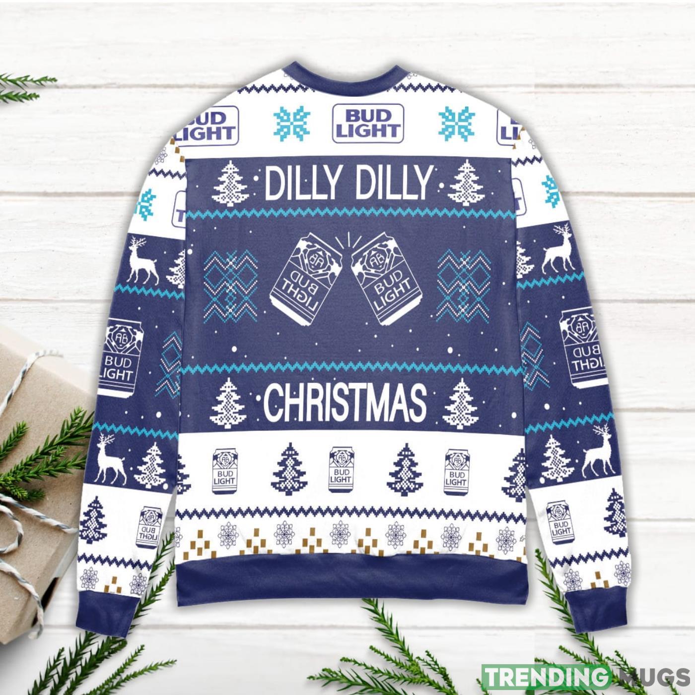 Bud Light Dilly Dilly Christmas Ugly Christmas Sweater Sweater Bud Light Dilly Dilly Christmas Ugly Christmas Sweater Sweater