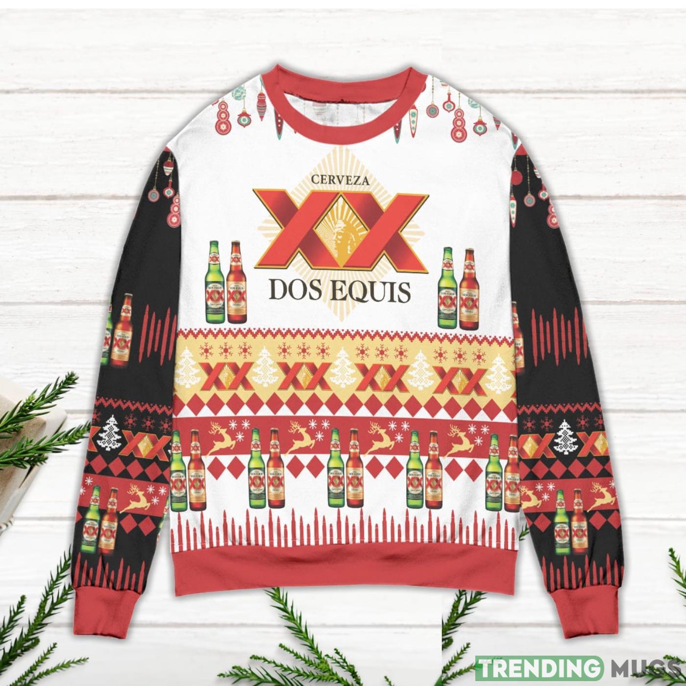 Cerveza Dos Equis XX Lager And Amber Ugly Christmas Sweater Sweater Cerveza Dos Equis XX Lager And Amber Ugly Christmas Sweater Sweater