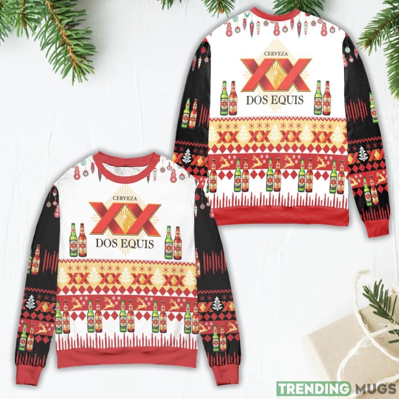 Cerveza Dos Equis XX Lager And Amber Ugly Christmas Sweater Product Photo 1 Cerveza Dos Equis XX Lager And Amber Ugly Christmas Sweater Product Photo 1