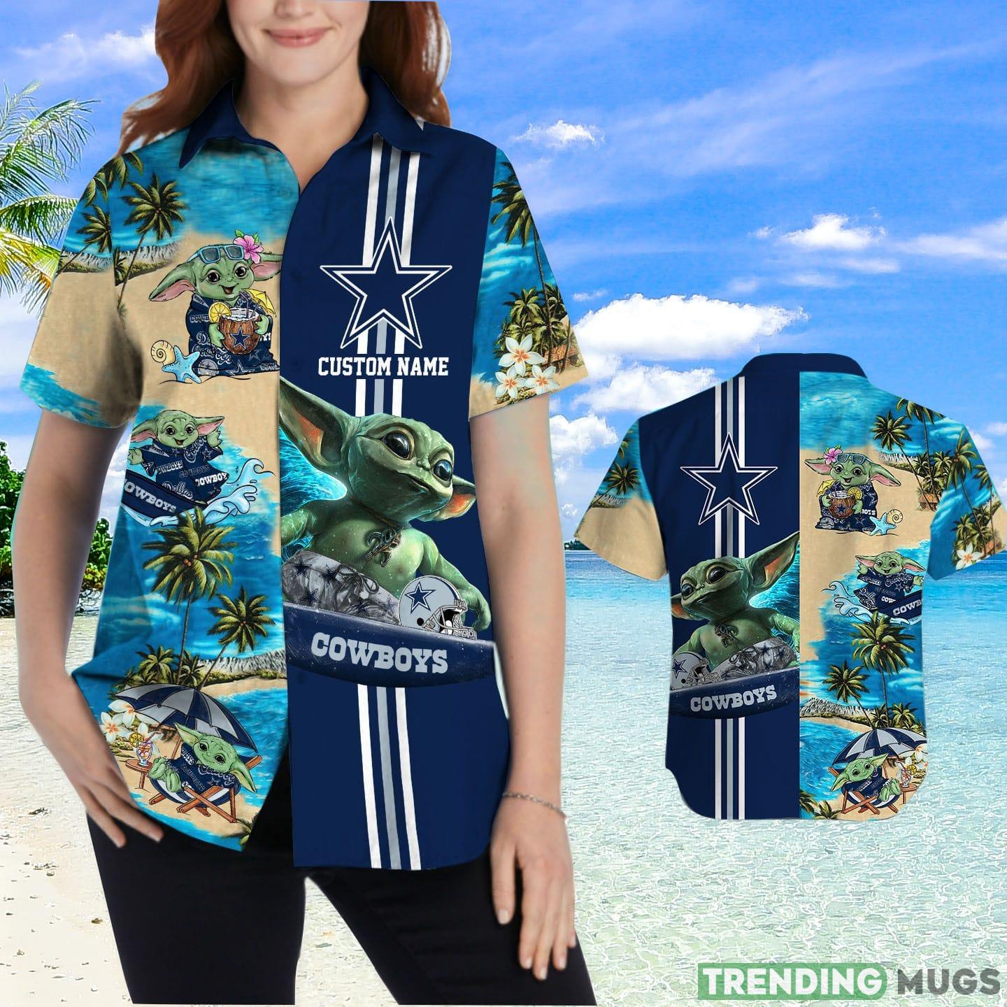 Dallas Cowboys Baby Yoda Custom Name Hawaiian Shirt Hawaiian Shirt Dallas Cowboys Baby Yoda Custom Name Hawaiian Shirt Hawaiian Shirt