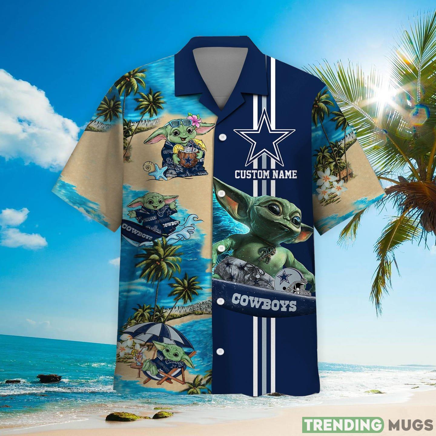 Dallas Cowboys Baby Yoda Custom Name Hawaiian Shirt Hawaiian Shirt Dallas Cowboys Baby Yoda Custom Name Hawaiian Shirt Hawaiian Shirt