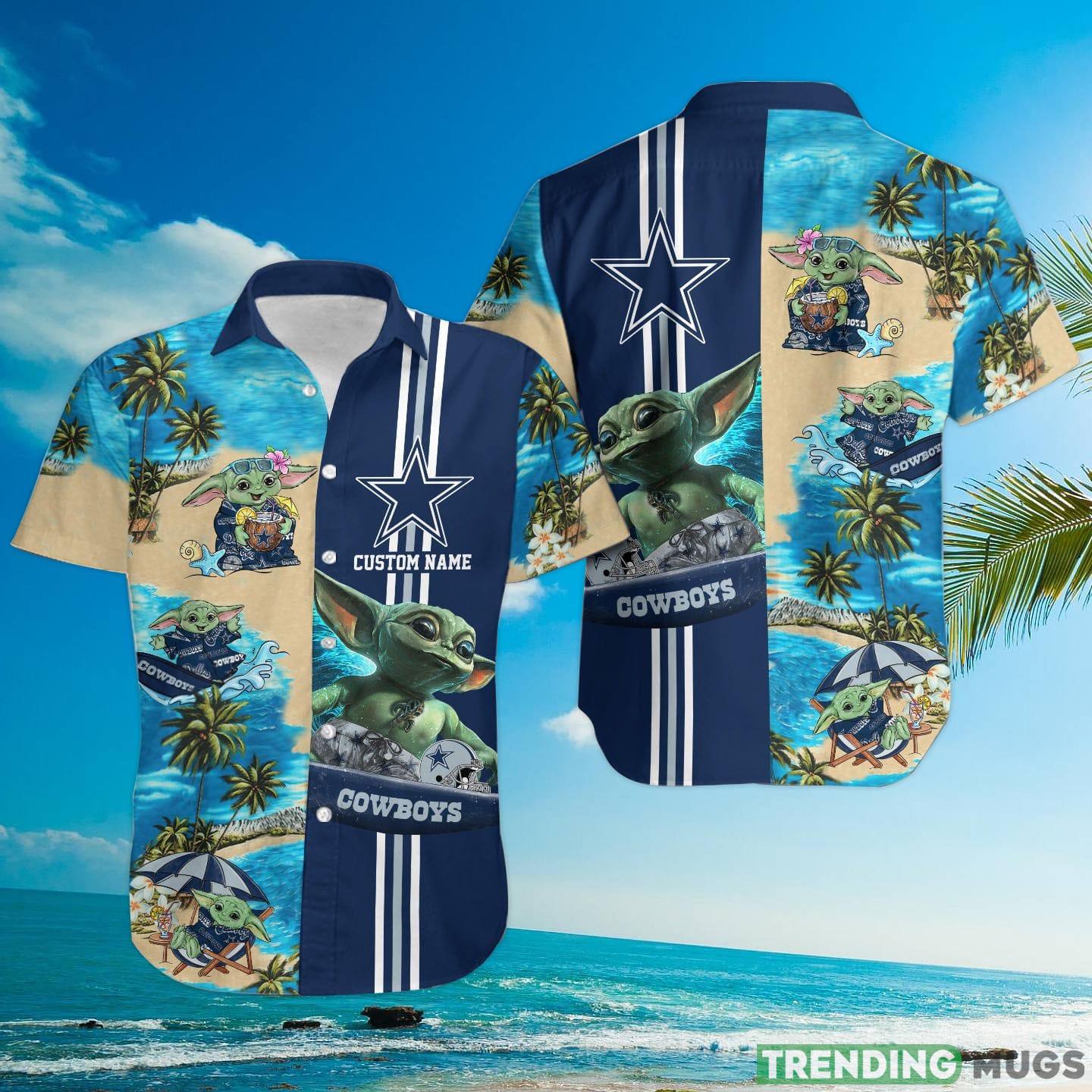 Dallas Cowboys Baby Yoda Custom Name Hawaiian Shirt Hawaiian Shirt Dallas Cowboys Baby Yoda Custom Name Hawaiian Shirt Hawaiian Shirt