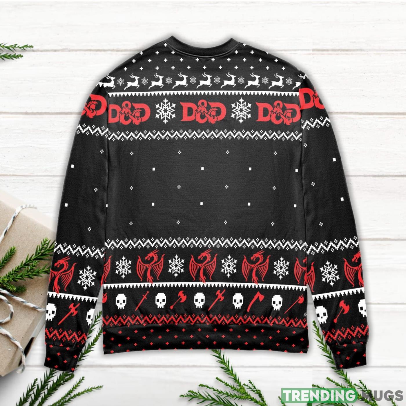 Dungeons And Dragons Dice Snowflake Pattern Ugly Christmas Sweater Sweater Dungeons And Dragons Dice Snowflake Pattern Ugly Christmas Sweater Sweater