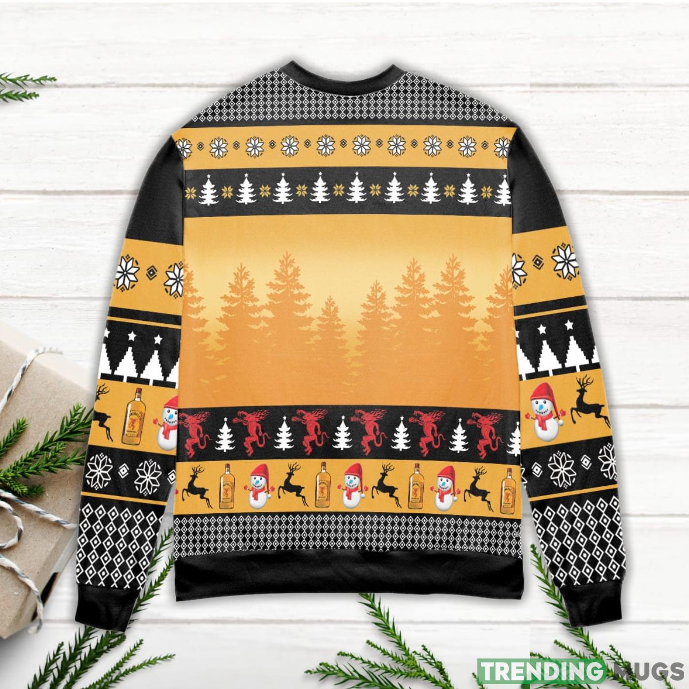 Fireball Cinnamon Whisky Drinker Bells Drinking All The Way Ugly Christmas Sweater Sweater Fireball Cinnamon Whisky Drinker Bells Drinking All The Way Ugly Christmas Sweater Sweater
