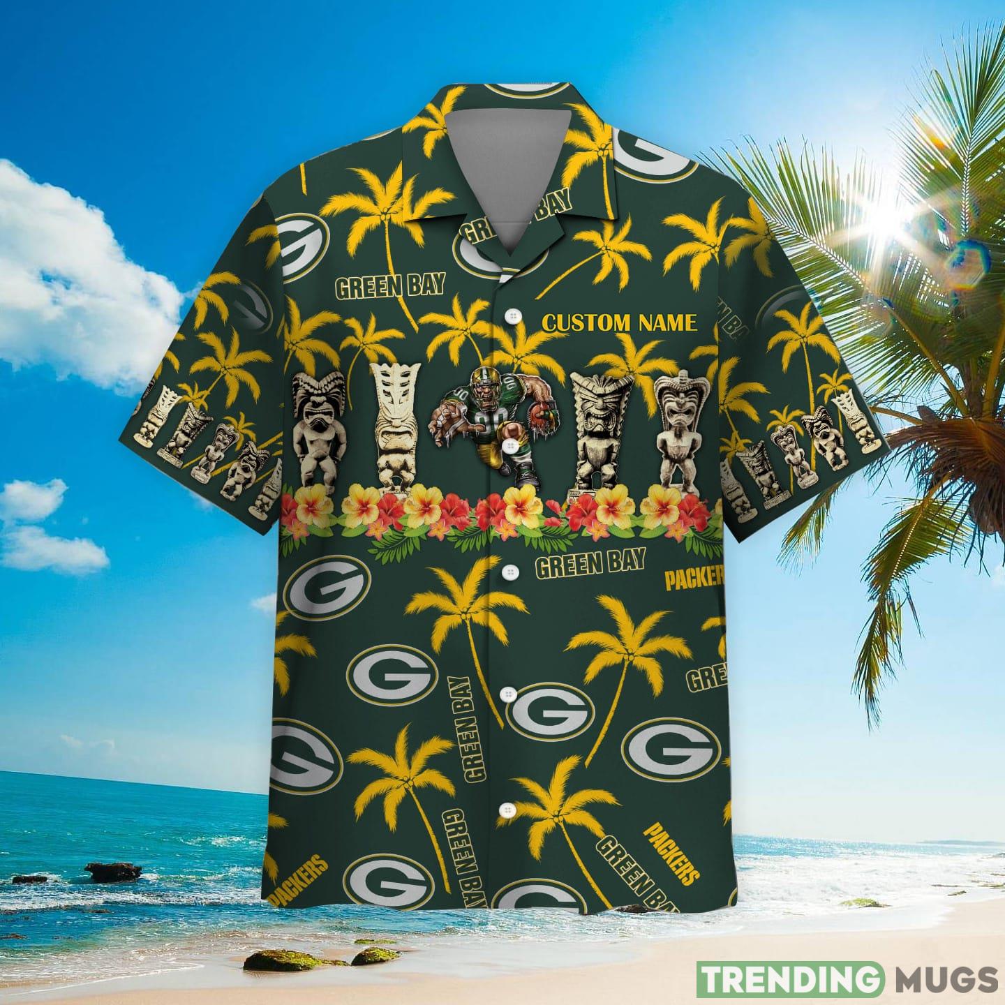 Green Bay Packers Custom Name Hawaiian Shirt Hawaiian Shirt Green Bay Packers Custom Name Hawaiian Shirt Hawaiian Shirt