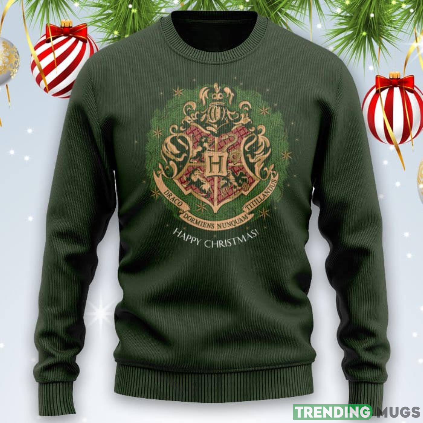 Hogwarts Wreath Harry Potter Sweater Product Photo 1 Hogwarts Wreath Harry Potter Sweater Product Photo 1