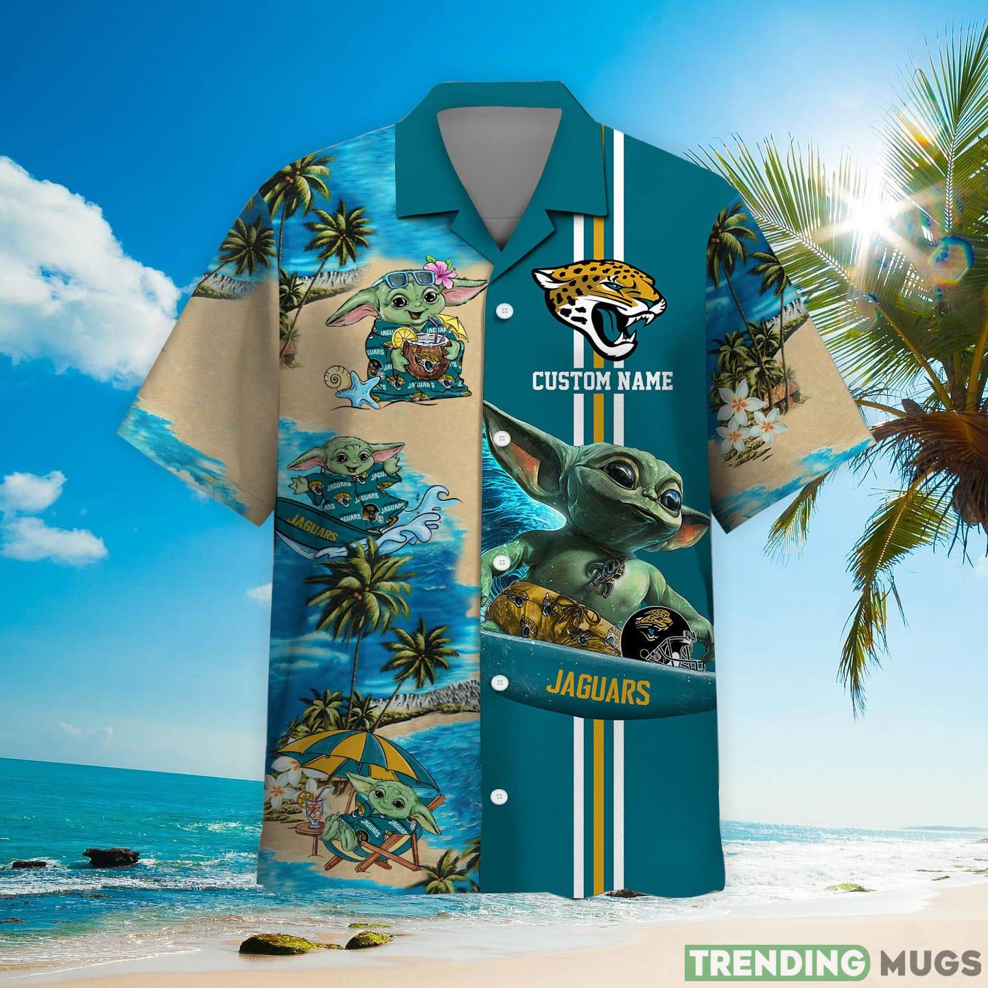 Jacksonville Jaguars Baby Yoda Custom Name Hawaiian Shirt Hawaiian Shirt Jacksonville Jaguars Baby Yoda Custom Name Hawaiian Shirt Hawaiian Shirt