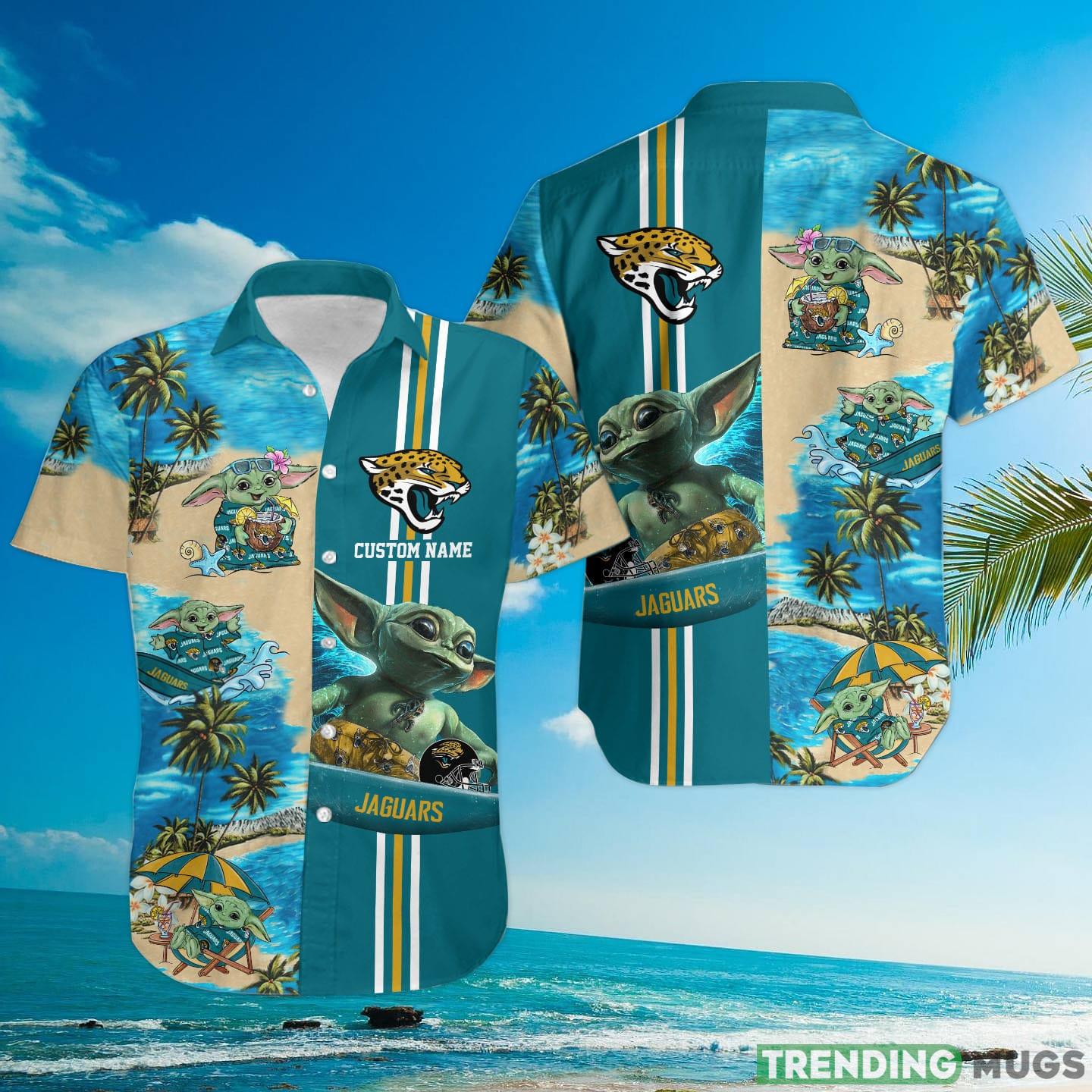 Jacksonville Jaguars Baby Yoda Custom Name Hawaiian Shirt Hawaiian Shirt Jacksonville Jaguars Baby Yoda Custom Name Hawaiian Shirt Hawaiian Shirt