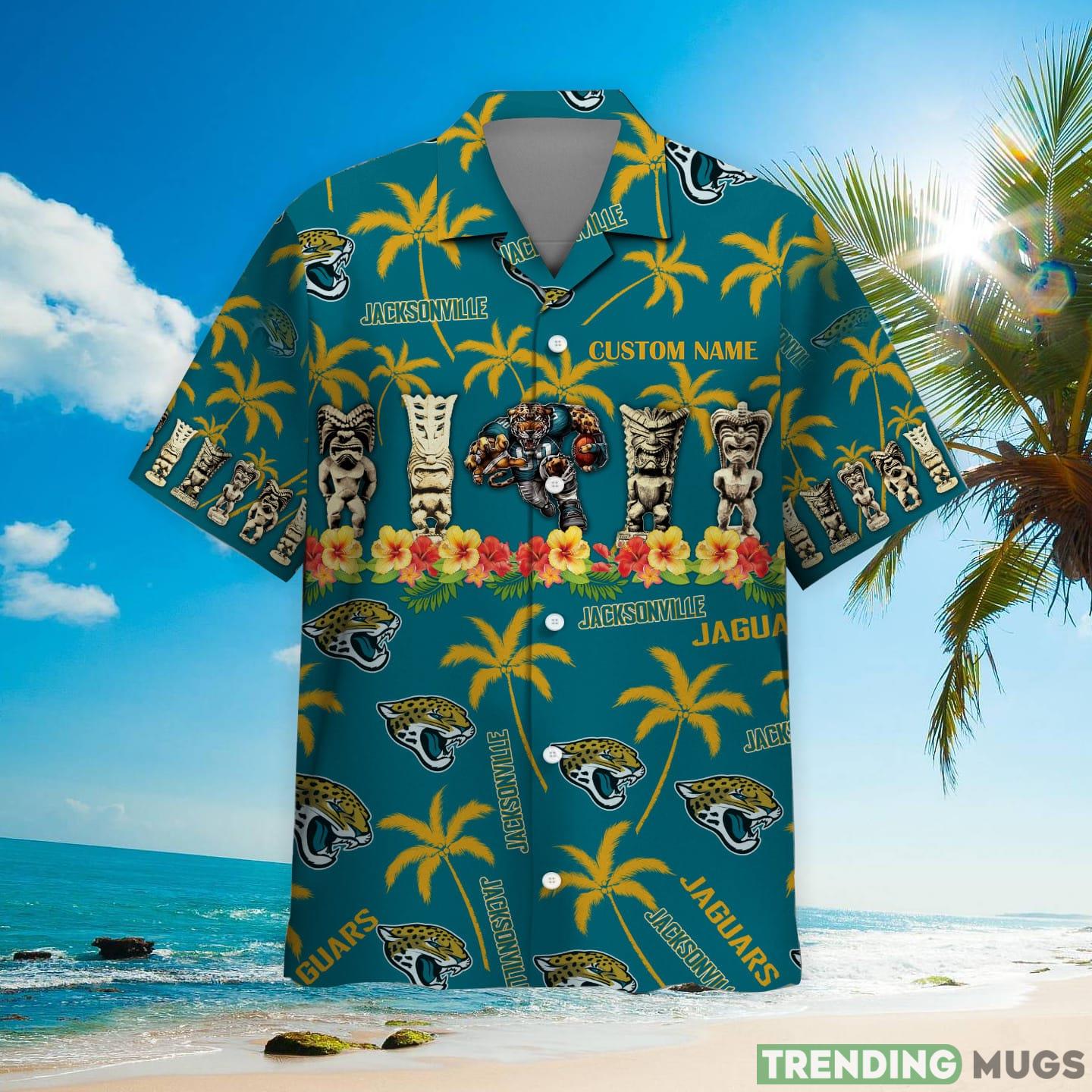 Jacksonville Jaguars Custom Name Hawaiian Shirt Hawaiian Shirt Jacksonville Jaguars Custom Name Hawaiian Shirt Hawaiian Shirt