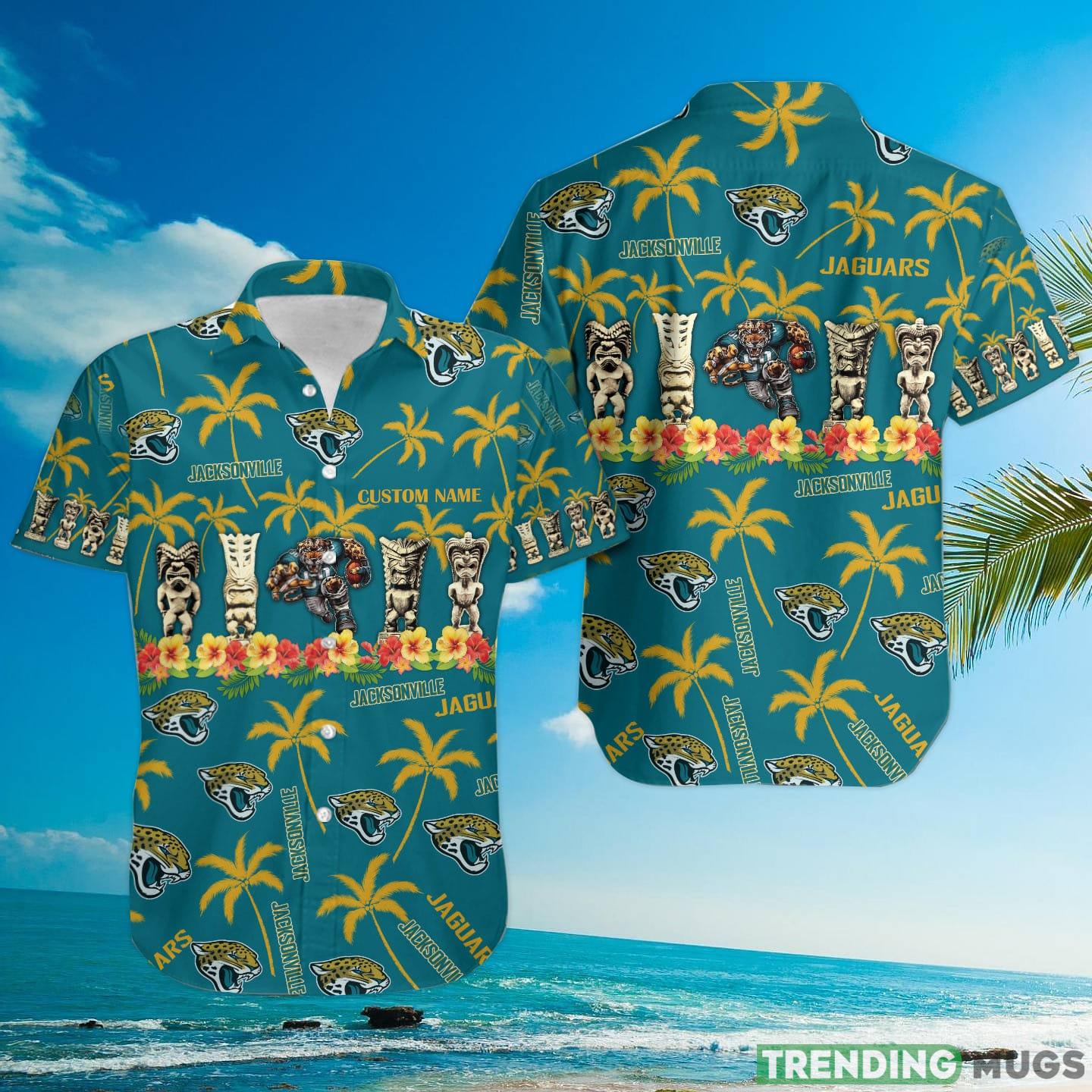 Jacksonville Jaguars Custom Name Hawaiian Shirt Hawaiian Shirt Jacksonville Jaguars Custom Name Hawaiian Shirt Hawaiian Shirt