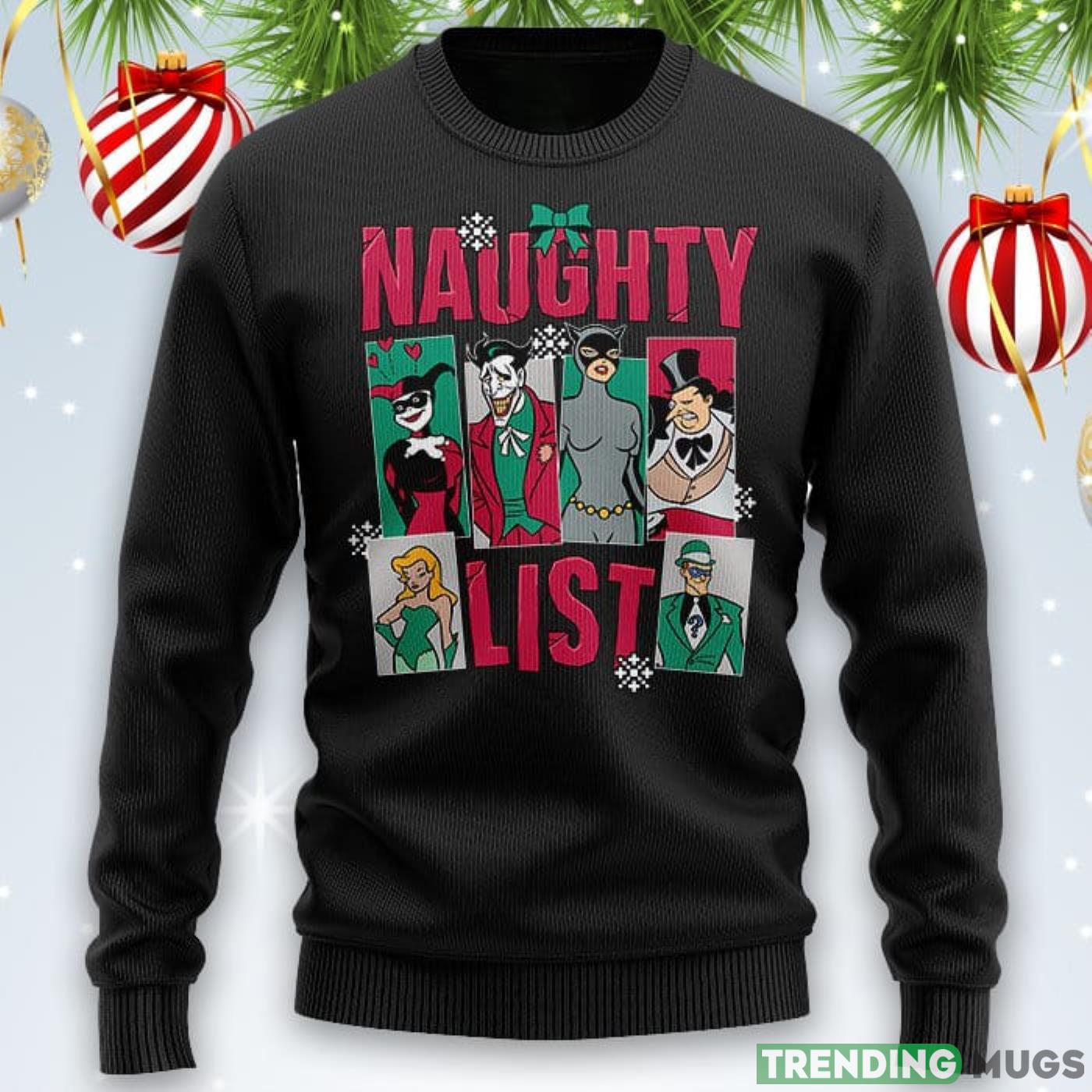 Joker Naughty List Joker Sweater Product Photo 1 Joker Naughty List Joker Sweater Product Photo 1