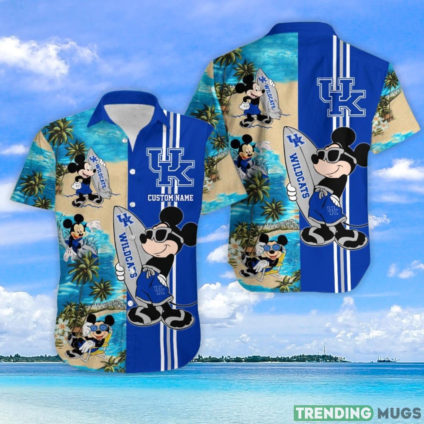 Kentucky Wildcats Mickey Surfing Lover Custom Name Hawaiian Shirt Hawaiian Shirt Kentucky Wildcats Mickey Surfing Lover Custom Name Hawaiian Shirt Hawaiian Shirt