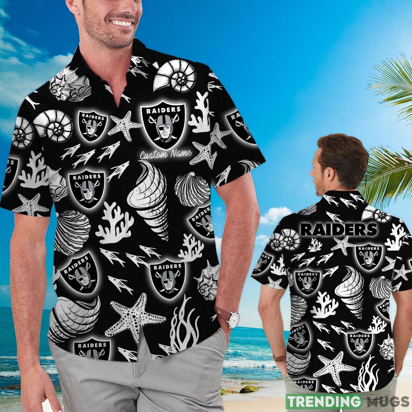 Las Vegas Raiders Custom Name Hawaiian Shirt Product Photo 1 Las Vegas Raiders Custom Name Hawaiian Shirt Product Photo 1