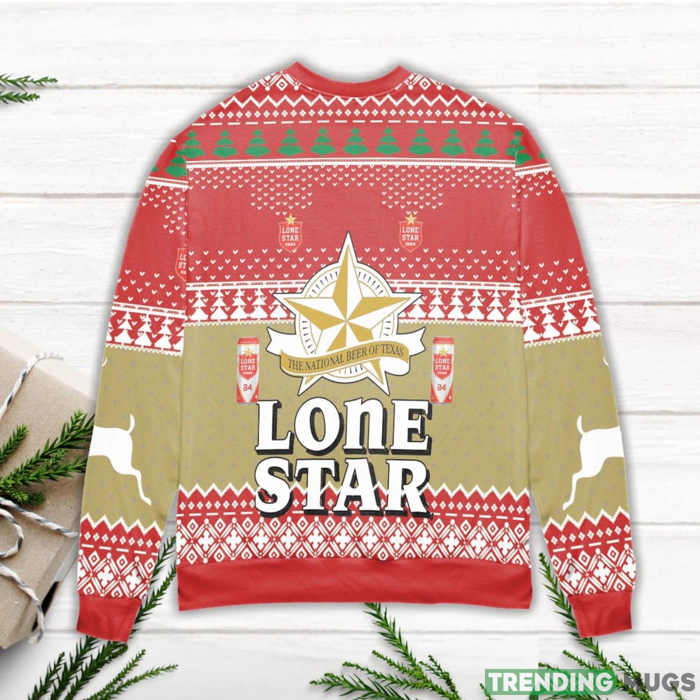 Lone Star The National Beer Of Texas Ugly Christmas Sweater Sweater Lone Star The National Beer Of Texas Ugly Christmas Sweater Sweater