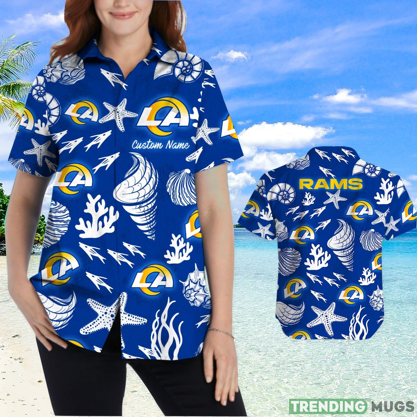 Los Angeles Rams Custom Name Hawaiian Shirt Hawaiian Shirt Los Angeles Rams Custom Name Hawaiian Shirt Hawaiian Shirt