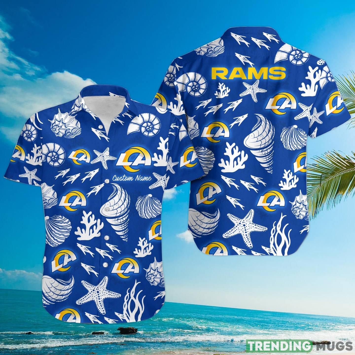 Los Angeles Rams Custom Name Hawaiian Shirt Hawaiian Shirt Los Angeles Rams Custom Name Hawaiian Shirt Hawaiian Shirt