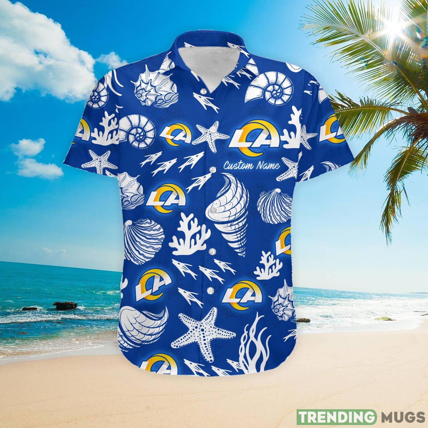 Los Angeles Rams Custom Name Hawaiian Shirt Hawaiian Shirt Los Angeles Rams Custom Name Hawaiian Shirt Hawaiian Shirt