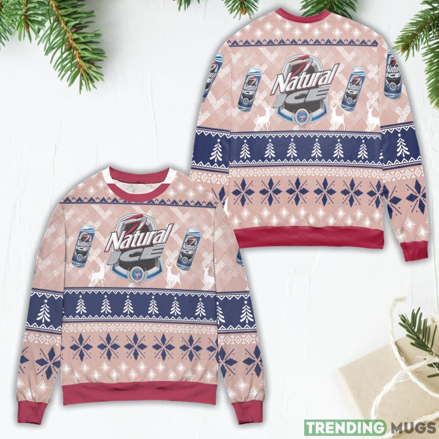 Natural Ice Beer Logo Ugly Christmas Sweater Product Photo 1