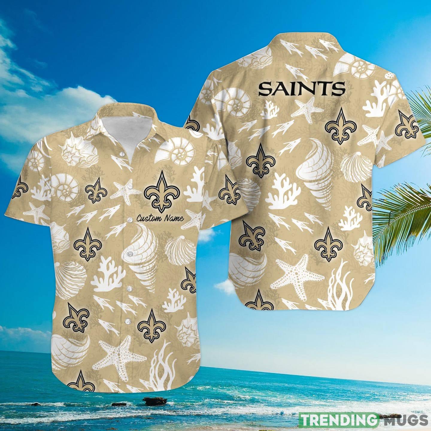 New Orleans Saints Custom Name Hawaiian Shirt Hawaiian Shirt New Orleans Saints Custom Name Hawaiian Shirt Hawaiian Shirt