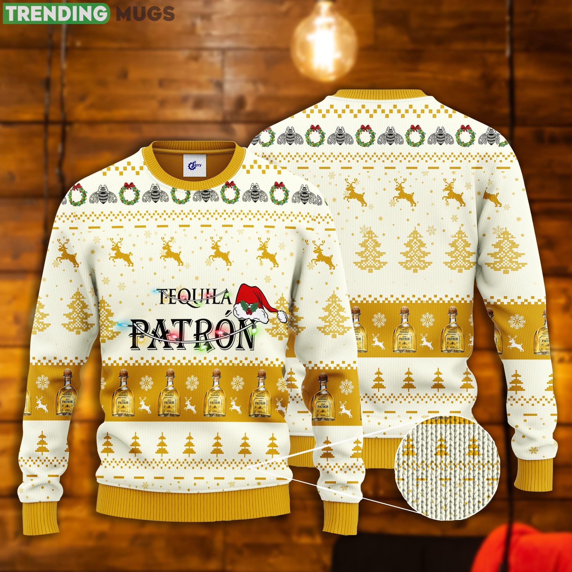 Patr’N Santa Hat Christmas Ugly Christmas Sweater Product Photo 1 Patr’N Santa Hat Christmas Ugly Christmas Sweater Product Photo 1