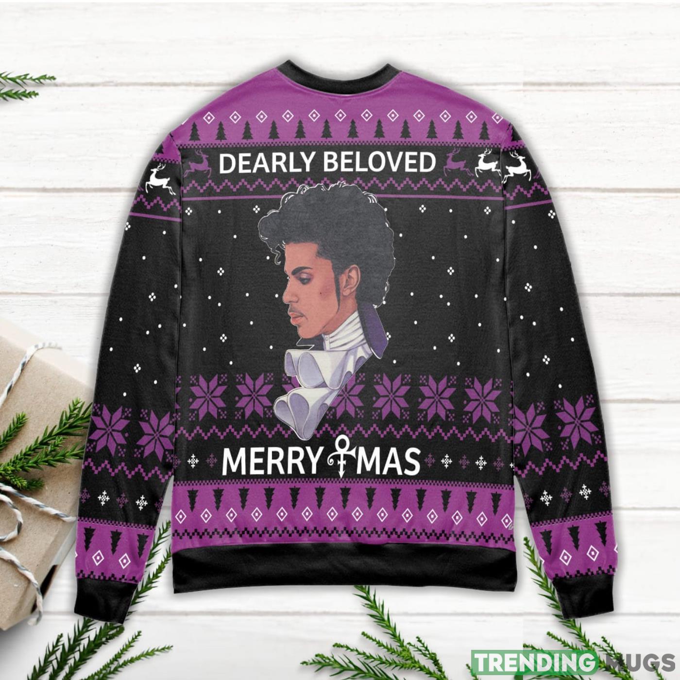 Prince Dearly Beloved Merry Christmas Ugly Christmas Sweater Purple Sweater Prince Dearly Beloved Merry Christmas Ugly Christmas Sweater Purple Sweater