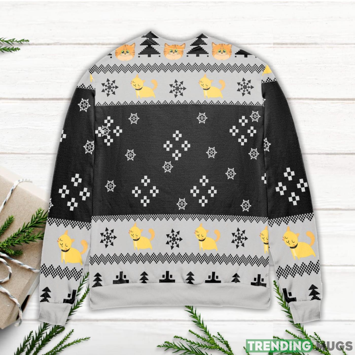 Queens Freddie Mercury & Cats Ugly Christmas Sweater Sweater Queens Freddie Mercury & Cats Ugly Christmas Sweater Sweater