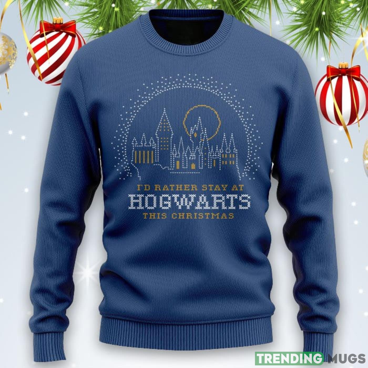 Rather Stay At Hogwarts Harry Potter Sweater Product Photo 1 Rather Stay At Hogwarts Harry Potter Sweater Product Photo 1
