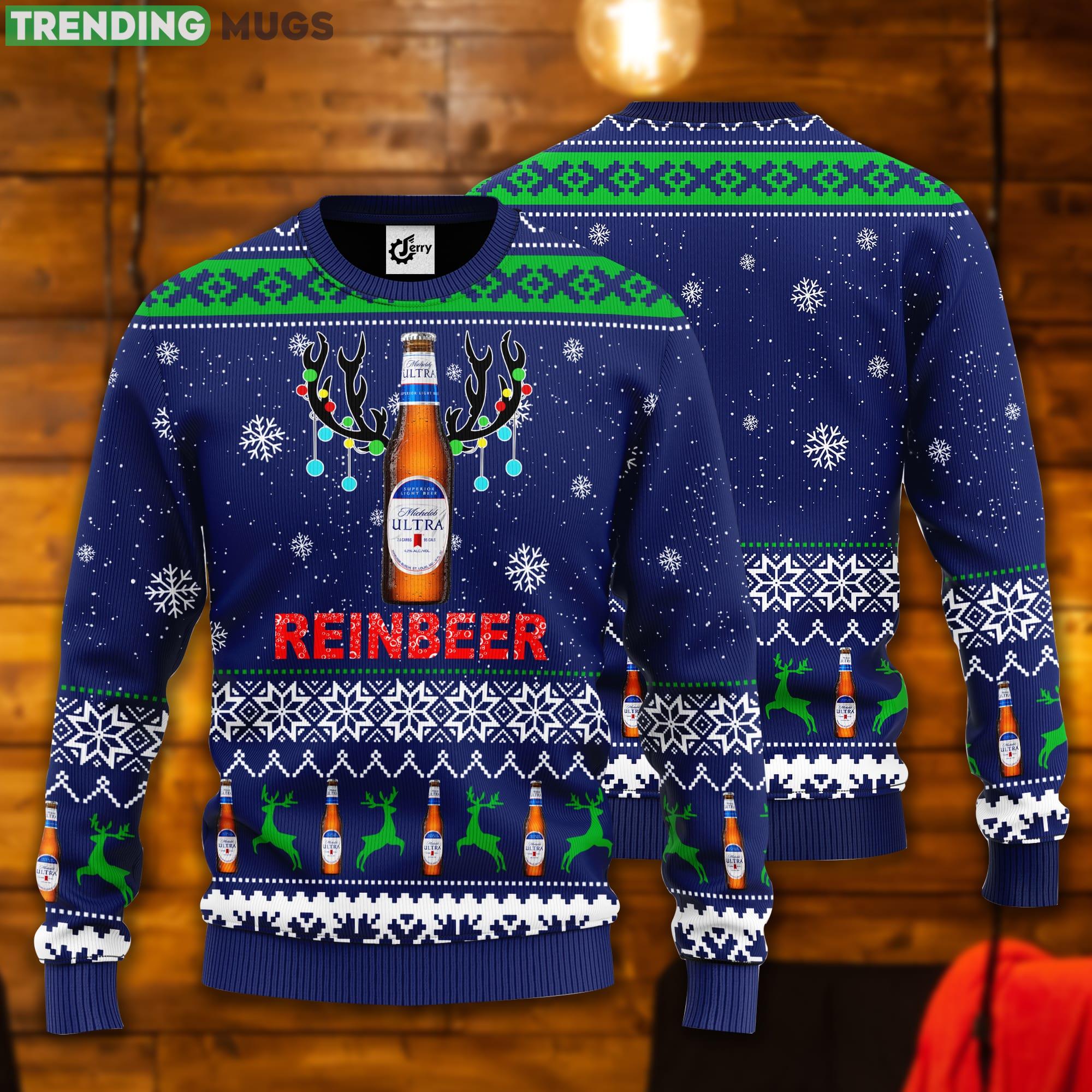 Reinbeer Ultra Funny Ugly Christmas Sweater Product Photo 1