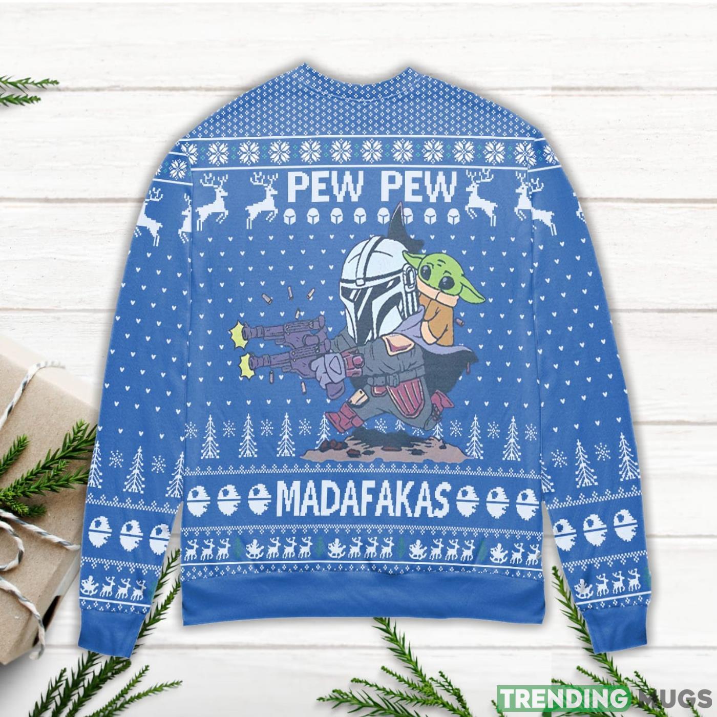 Star Wars Pew Pew Madafakas Ugly Christmas Sweater Sweater Star Wars Pew Pew Madafakas Ugly Christmas Sweater Sweater
