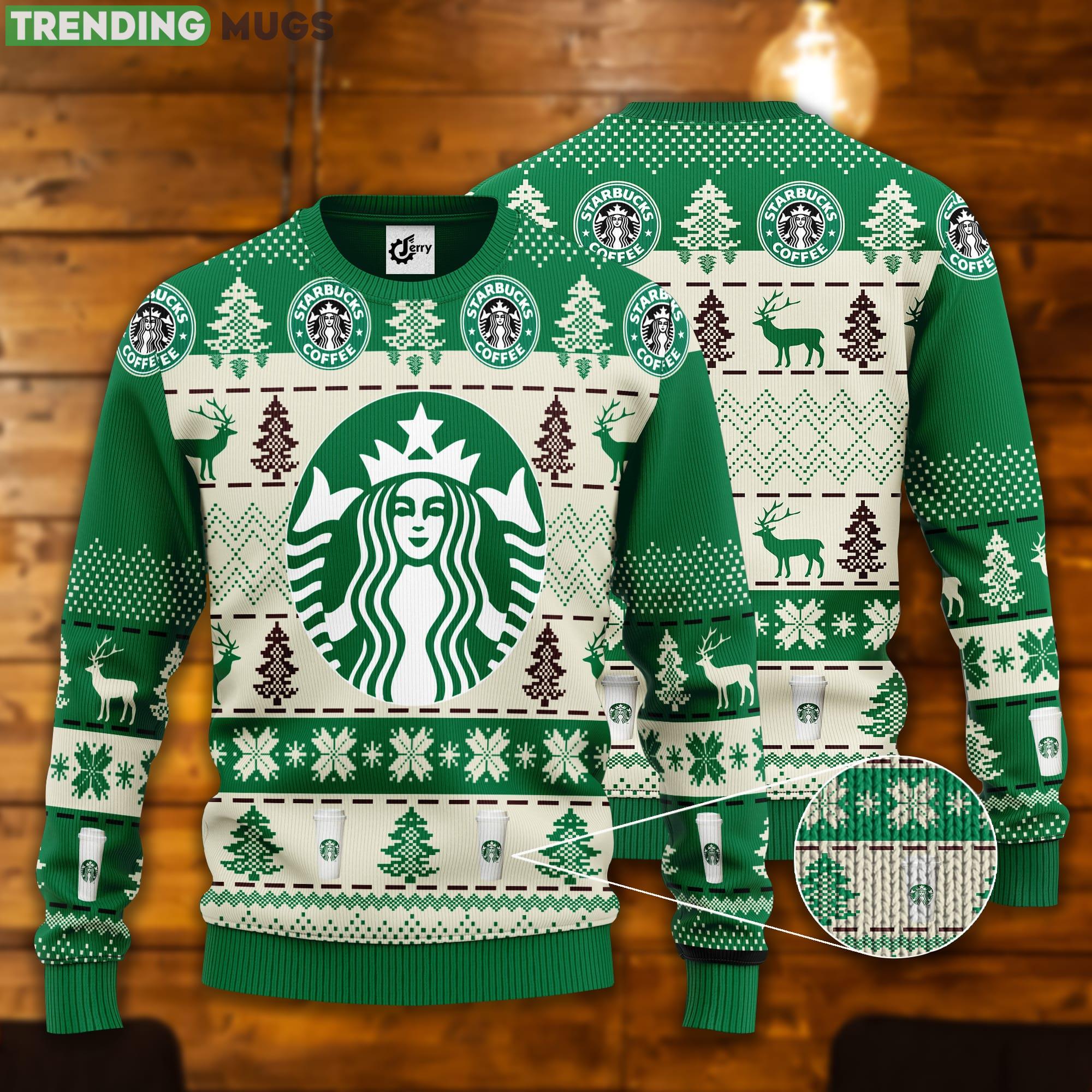 Starbucks Cute Gift Ugly Christmas Sweater Product Photo 1 Starbucks Cute Gift Ugly Christmas Sweater Product Photo 1
