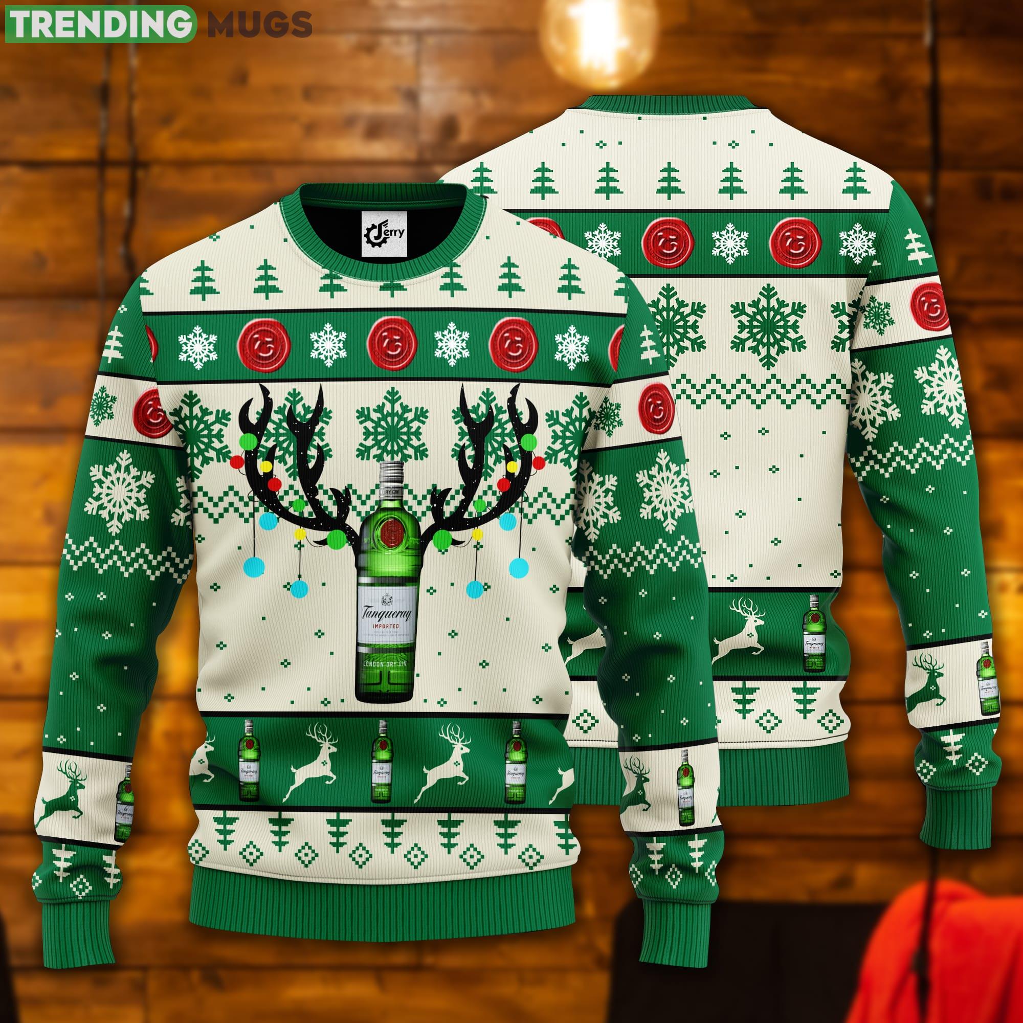 Tanqueray Reindeer Ugly Christmas Sweater Product Photo 1 Tanqueray Reindeer Ugly Christmas Sweater Product Photo 1