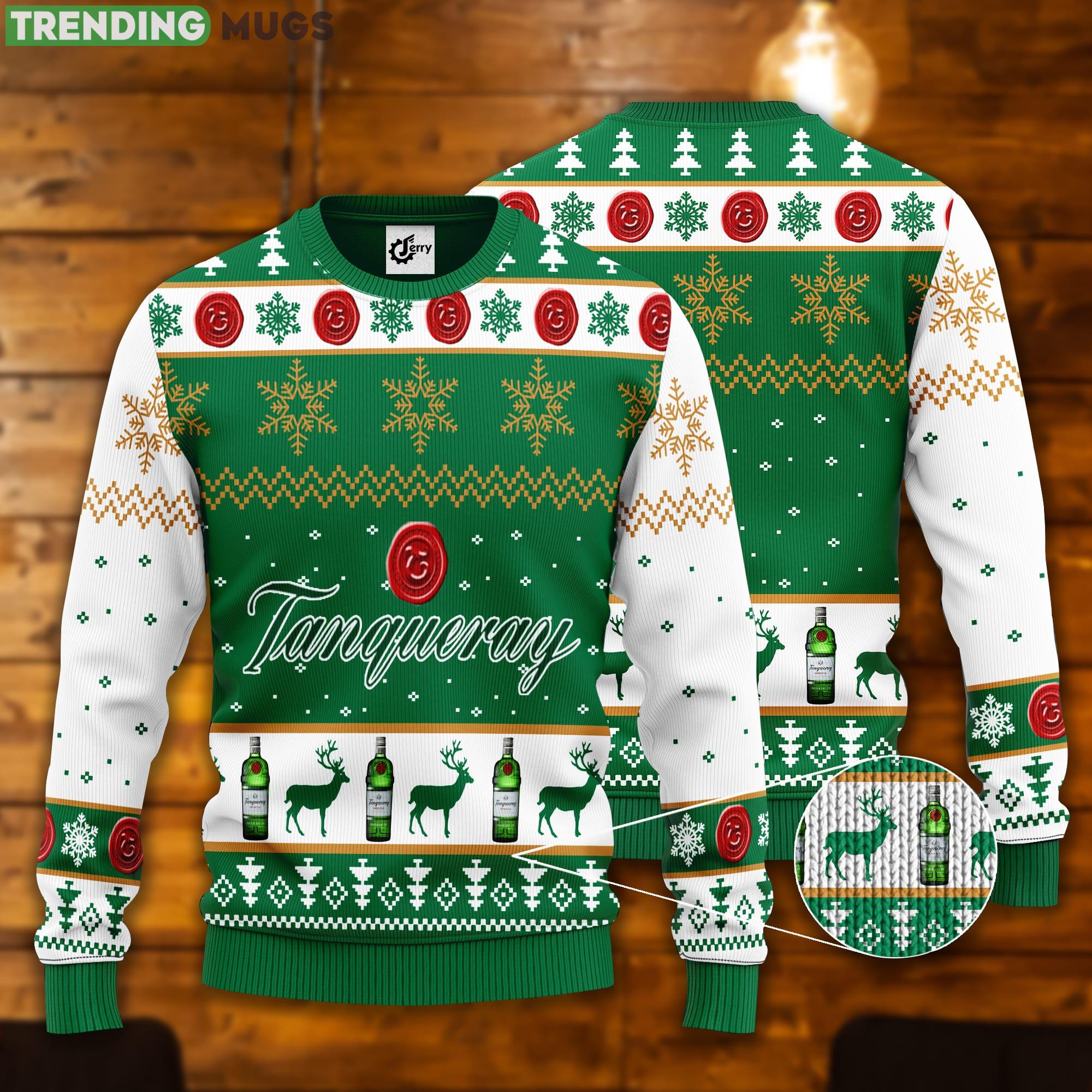 Tanqueray Snowflake Pattern Ugly Christmas Sweater Product Photo 1 Tanqueray Snowflake Pattern Ugly Christmas Sweater Product Photo 1