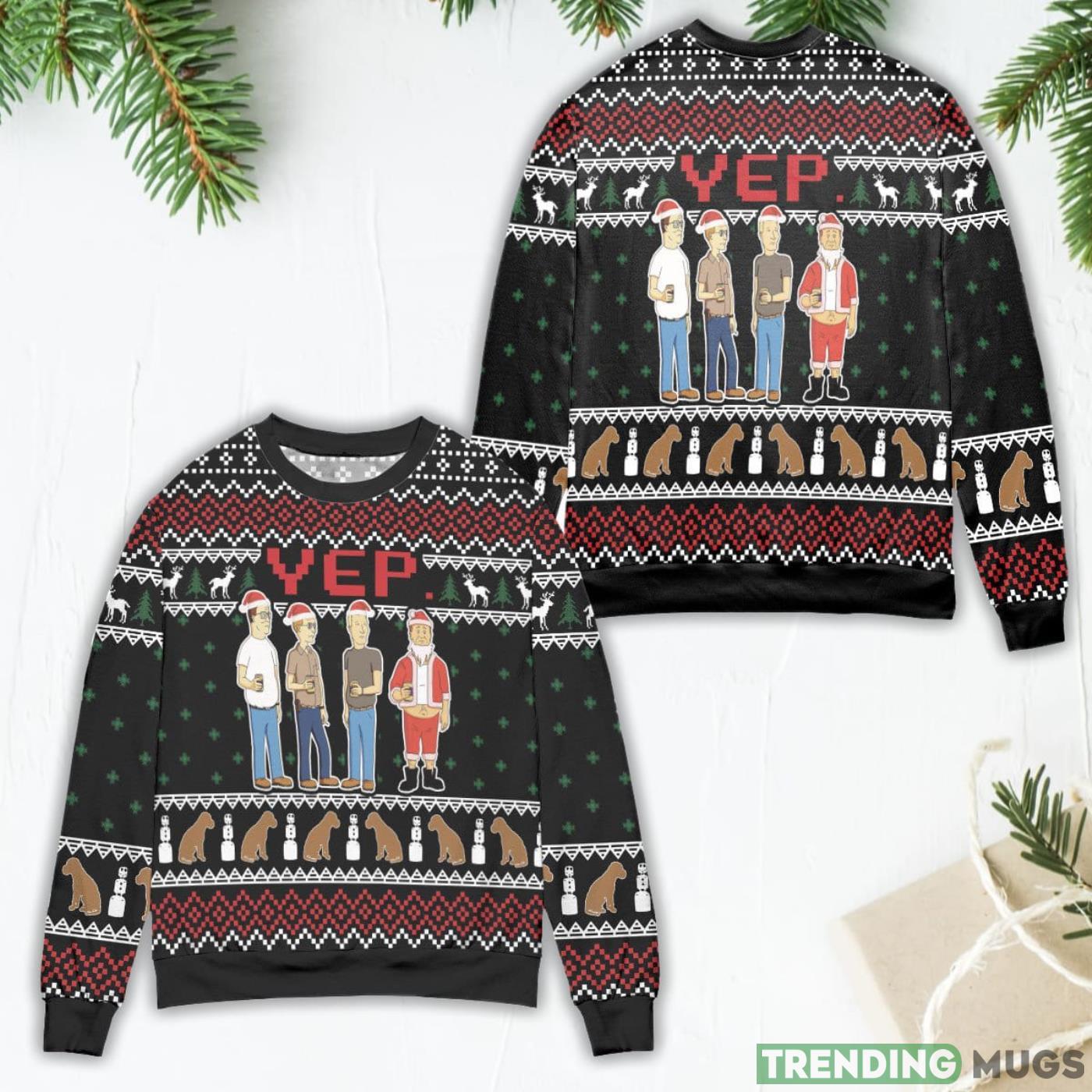 YEP Cartoon Graphics Snowflake Pattern Ugly Christmas Sweater Product Photo 1 YEP Cartoon Graphics Snowflake Pattern Ugly Christmas Sweater Product Photo 1