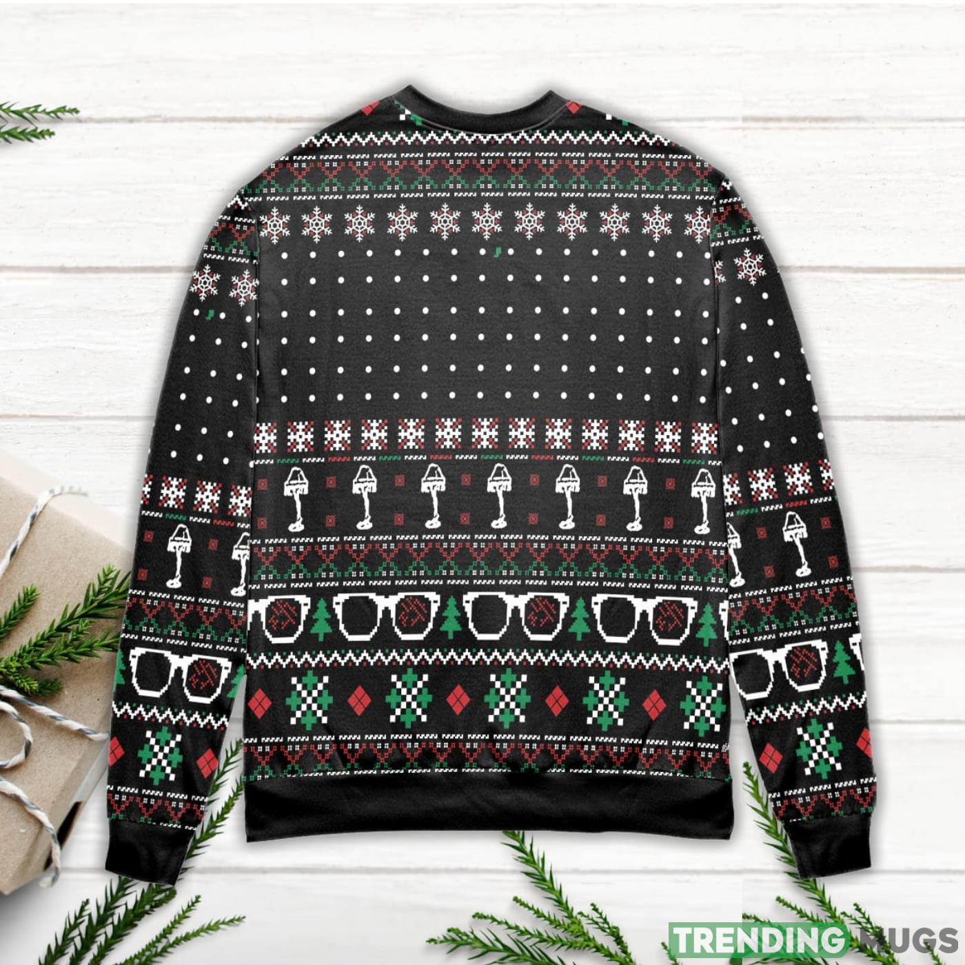 You'll Shoot Your Eye Out! Snowflake Pattern Ugly Christmas Sweater Sweater You'll Shoot Your Eye Out! Snowflake Pattern Ugly Christmas Sweater Sweater