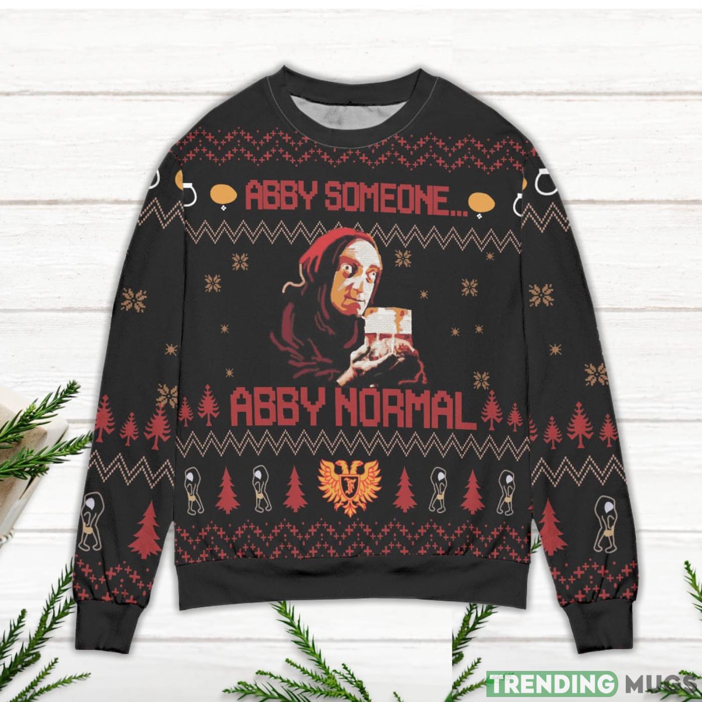 Young Frankenstein Abby Someone Abby Normal Ugly Christmas Sweater Sweater Young Frankenstein Abby Someone Abby Normal Ugly Christmas Sweater Sweater