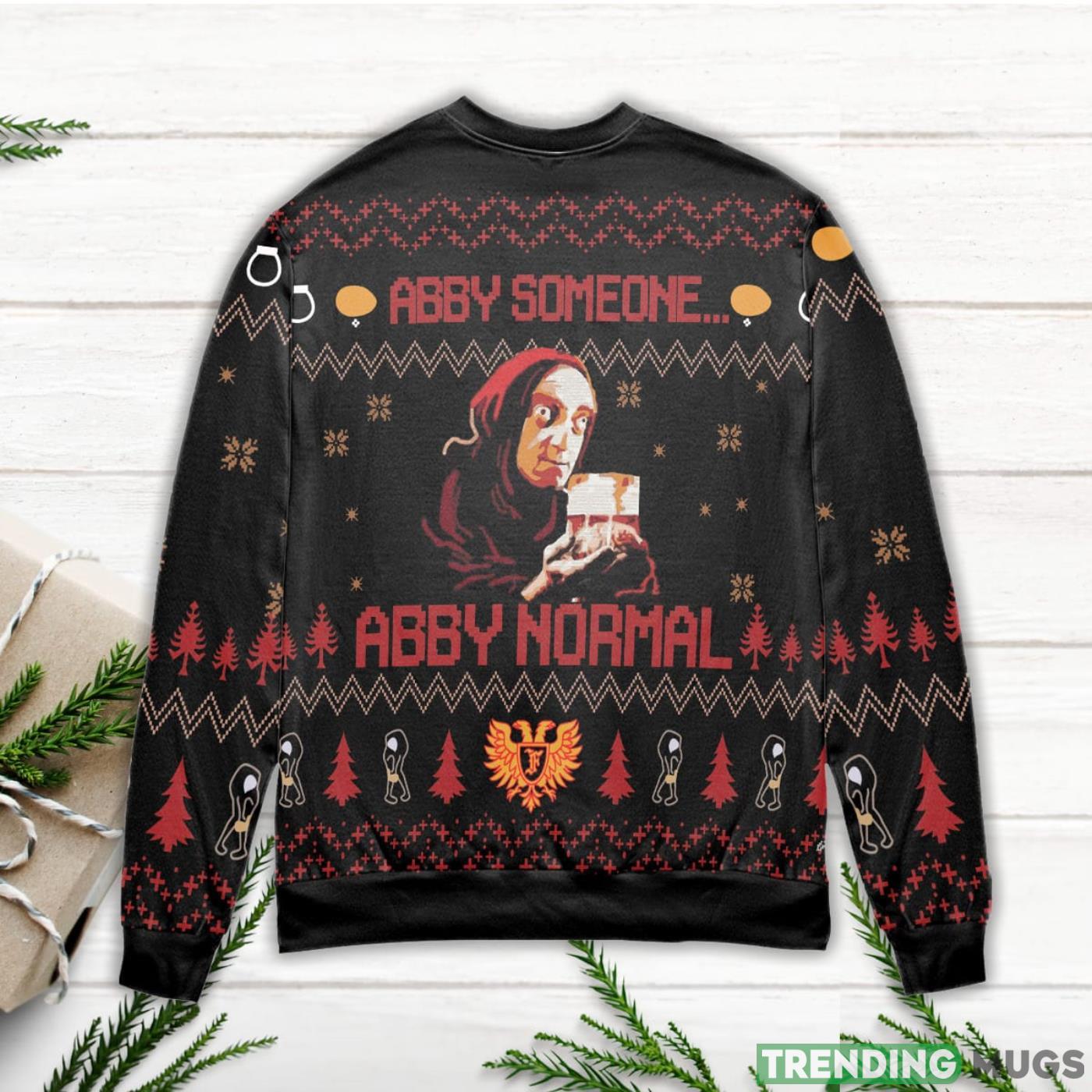 Young Frankenstein Abby Someone Abby Normal Ugly Christmas Sweater Sweater Young Frankenstein Abby Someone Abby Normal Ugly Christmas Sweater Sweater