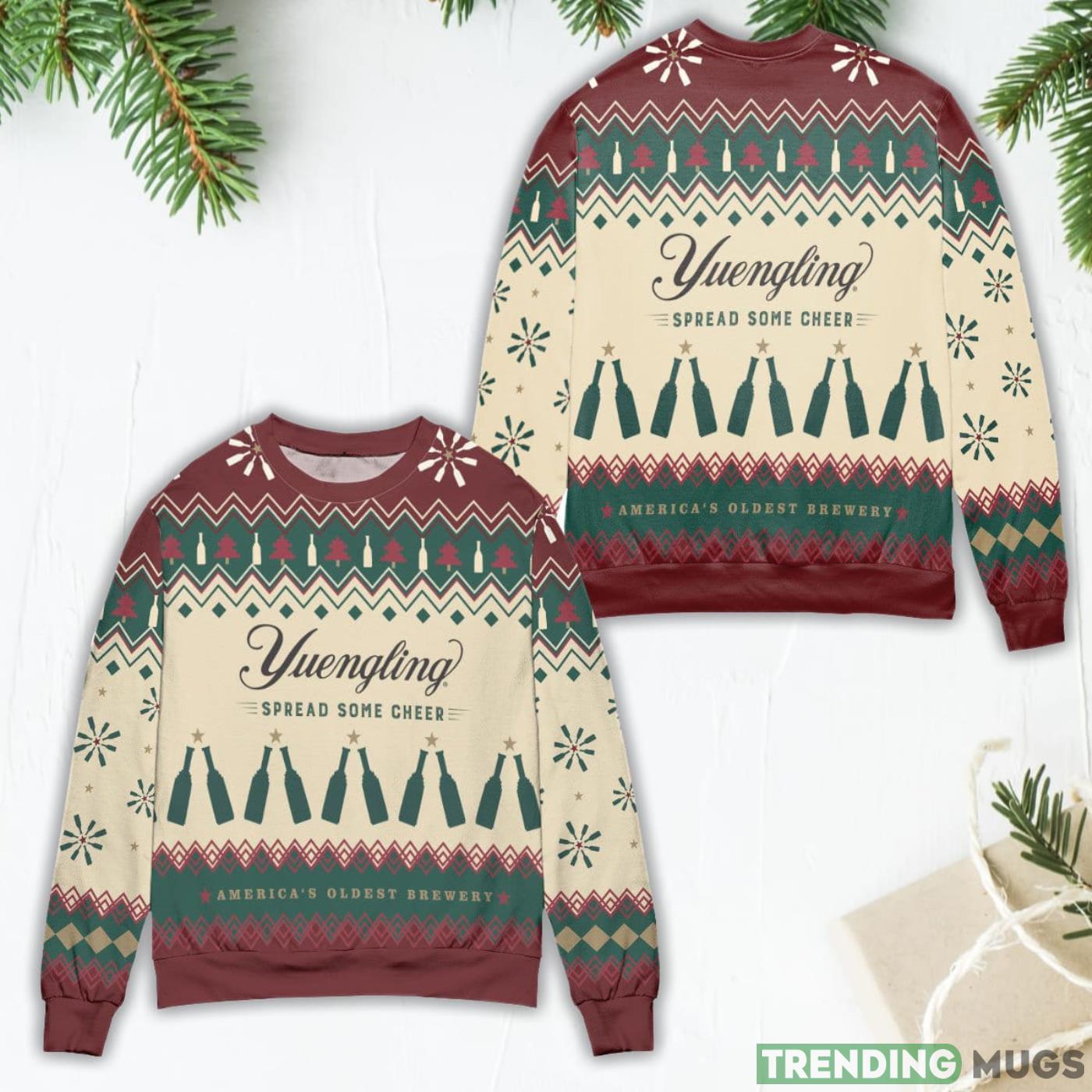 Yuengling Spread Some Cheer Ugly Christmas Sweater Product Photo 1 Yuengling Spread Some Cheer Ugly Christmas Sweater Product Photo 1