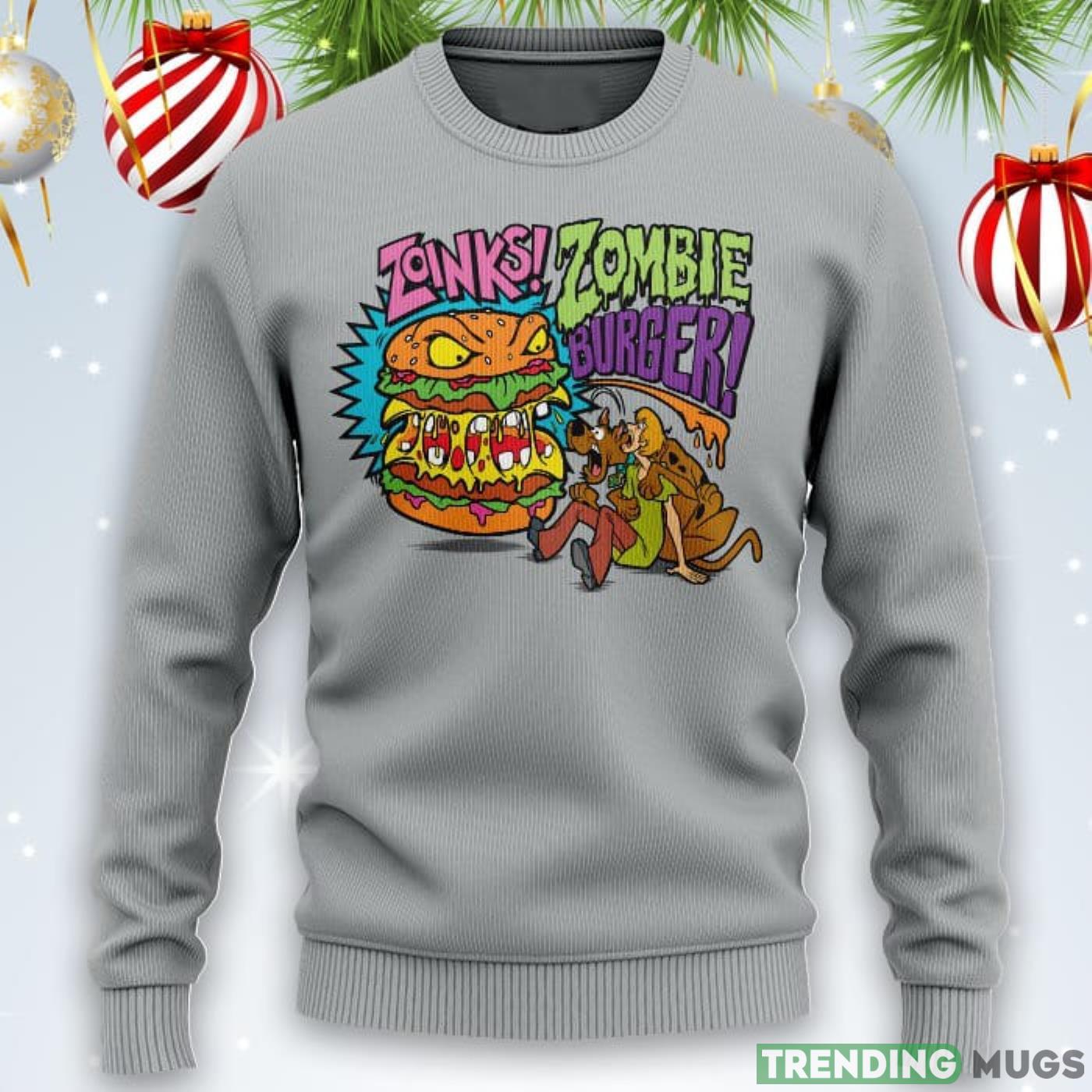 Zoinks! Zombie Burger! Scooby Doo Sweater Product Photo 1 Zoinks! Zombie Burger! Scooby Doo Sweater Product Photo 1
