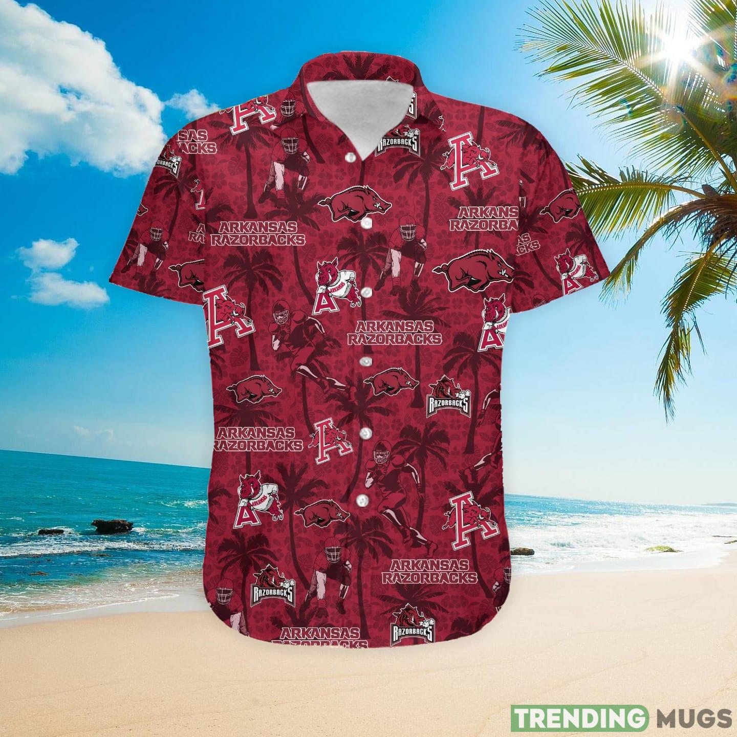 Arkansas Razorbacks Tropical Beach Coconut Tree Hawaiian Shirt Hawaiian Shirt Arkansas Razorbacks Tropical Beach Coconut Tree Hawaiian Shirt Hawaiian Shirt