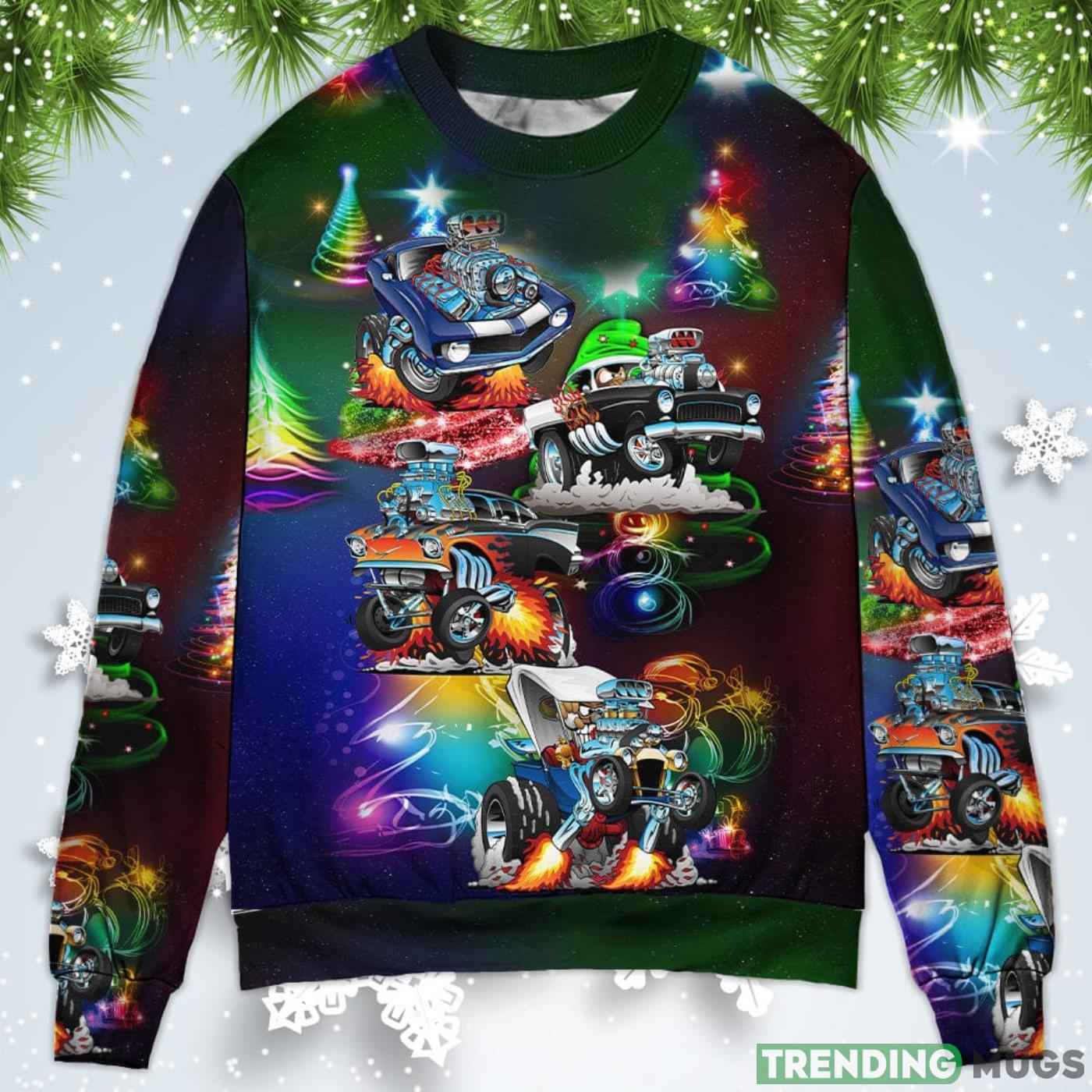 Car Neon Amazing Style Christmas Sweatshirt Sweater Sweater Car Neon Amazing Style Christmas Sweatshirt Sweater Sweater