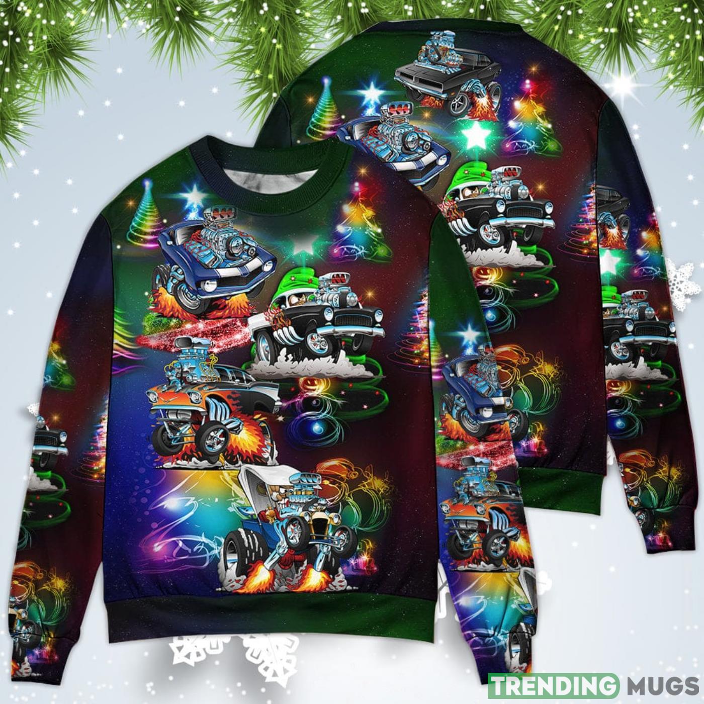 Car Neon Amazing Style Christmas Sweatshirt Sweater Sweater Car Neon Amazing Style Christmas Sweatshirt Sweater Sweater
