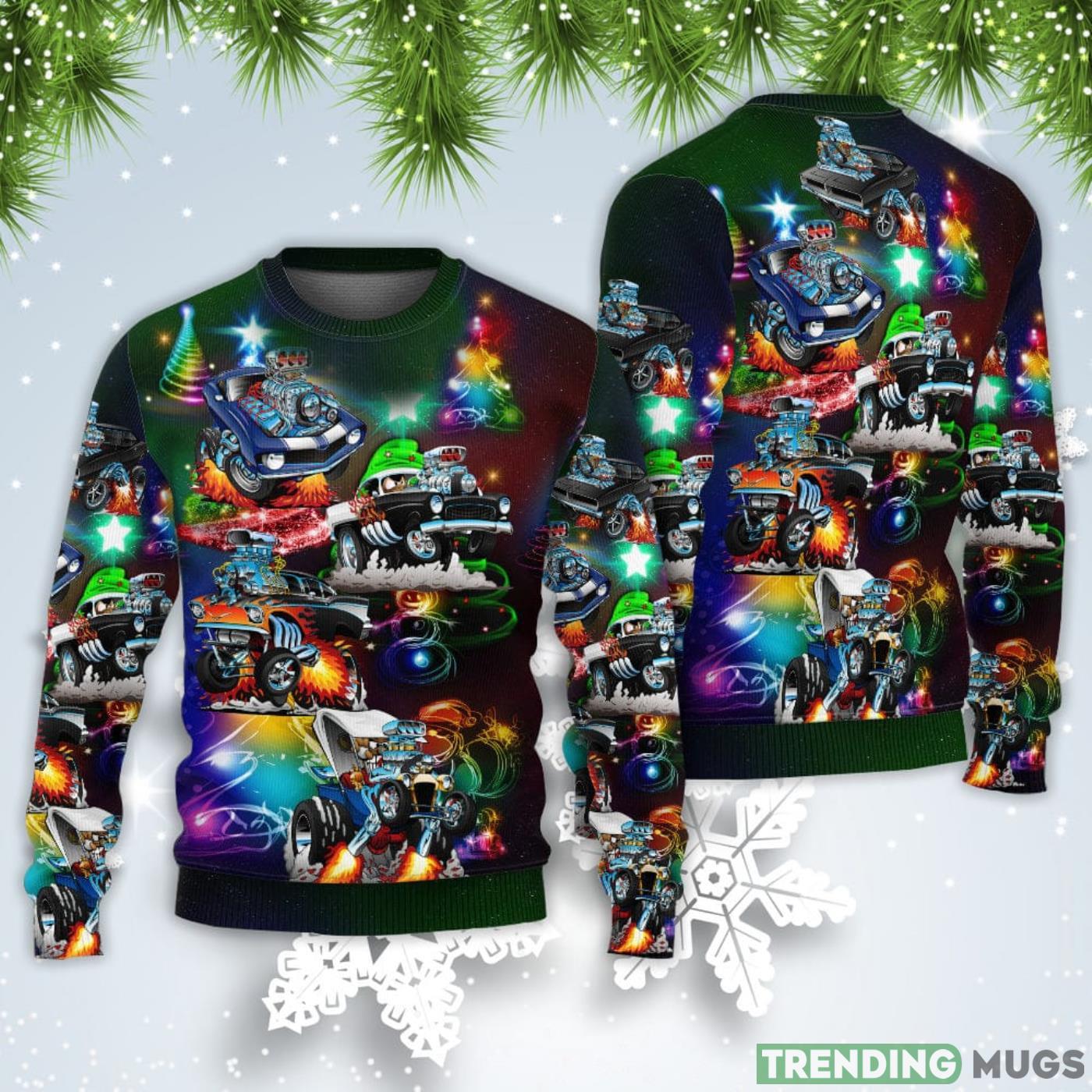 Car Neon Amazing Style Christmas Sweatshirt Sweater Sweater Car Neon Amazing Style Christmas Sweatshirt Sweater Sweater