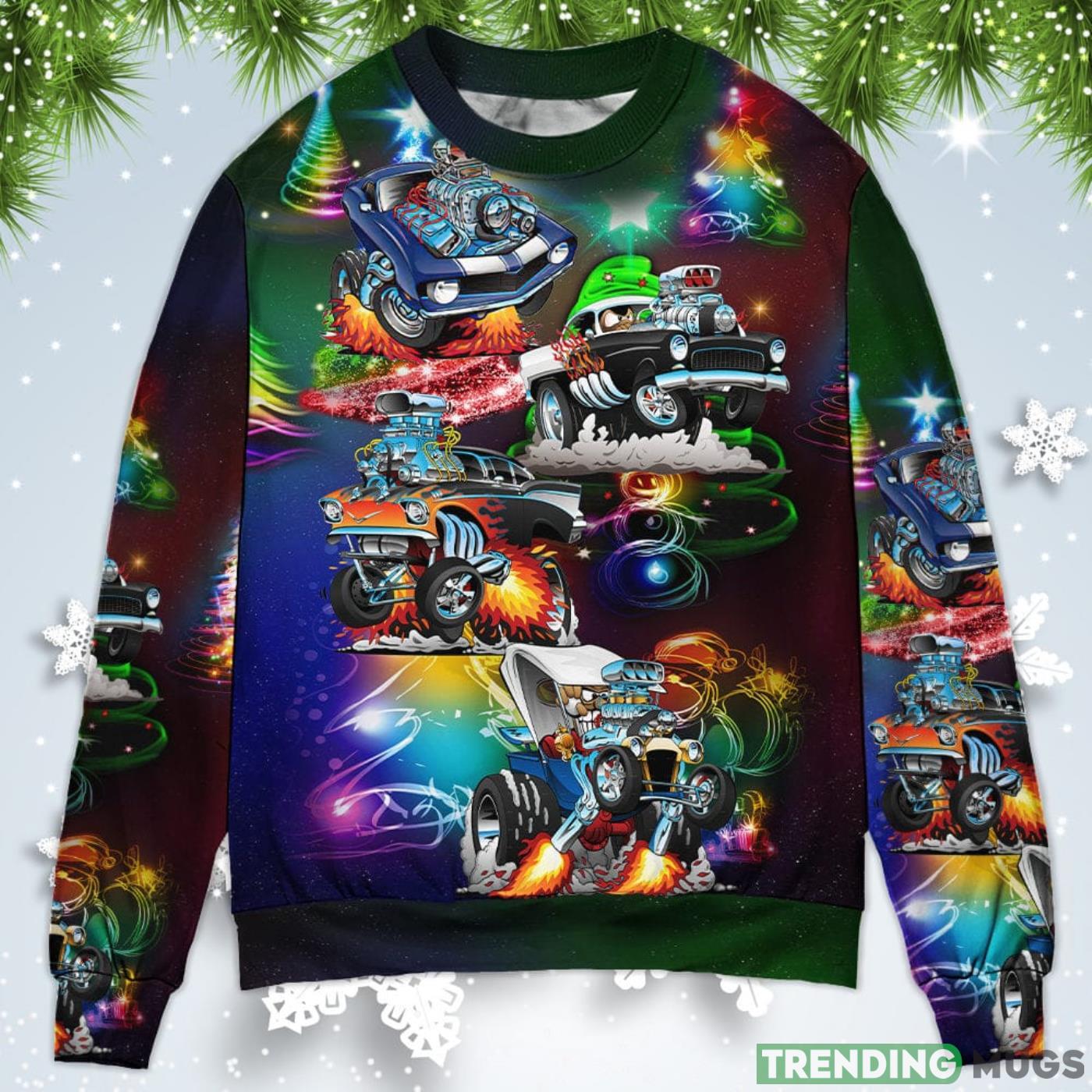 Car Neon Amazing Style Christmas Sweatshirt Sweater Product Photo 1 Car Neon Amazing Style Christmas Sweatshirt Sweater Product Photo 1