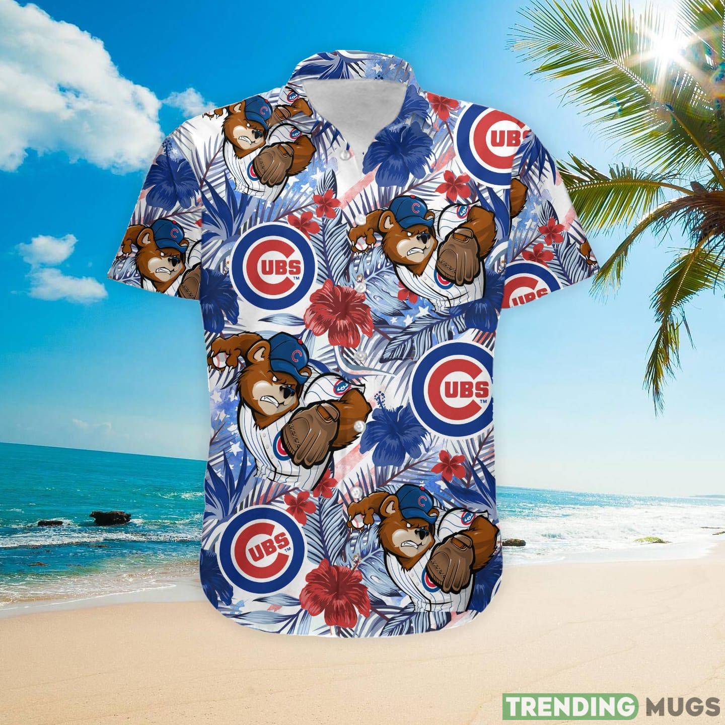 Chicago Cubs Tropical Floral Custom Name Aloha Hawaiian Shirt Hawaiian Shirt Chicago Cubs Tropical Floral Custom Name Aloha Hawaiian Shirt Hawaiian Shirt
