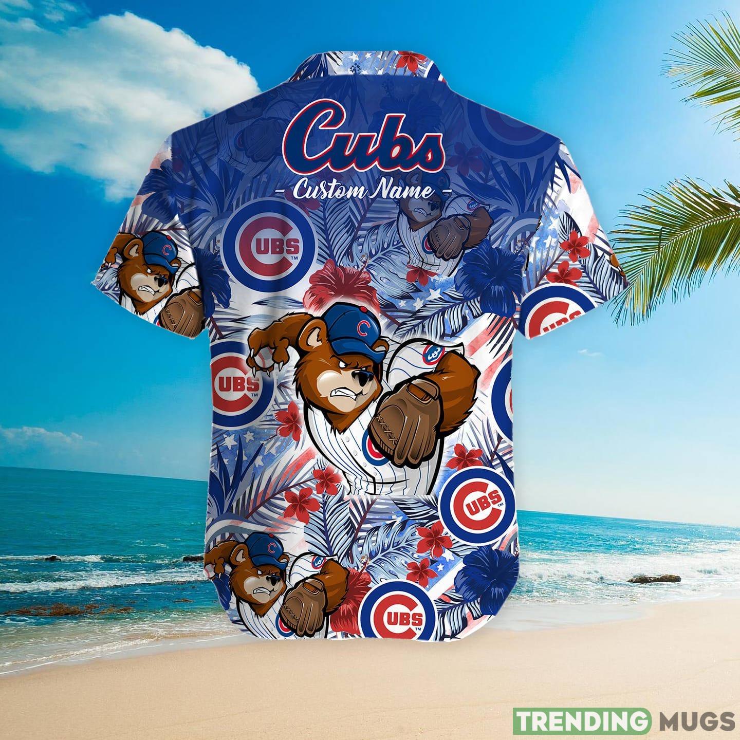 Chicago Cubs Tropical Floral Custom Name Aloha Hawaiian Shirt Hawaiian Shirt Chicago Cubs Tropical Floral Custom Name Aloha Hawaiian Shirt Hawaiian Shirt